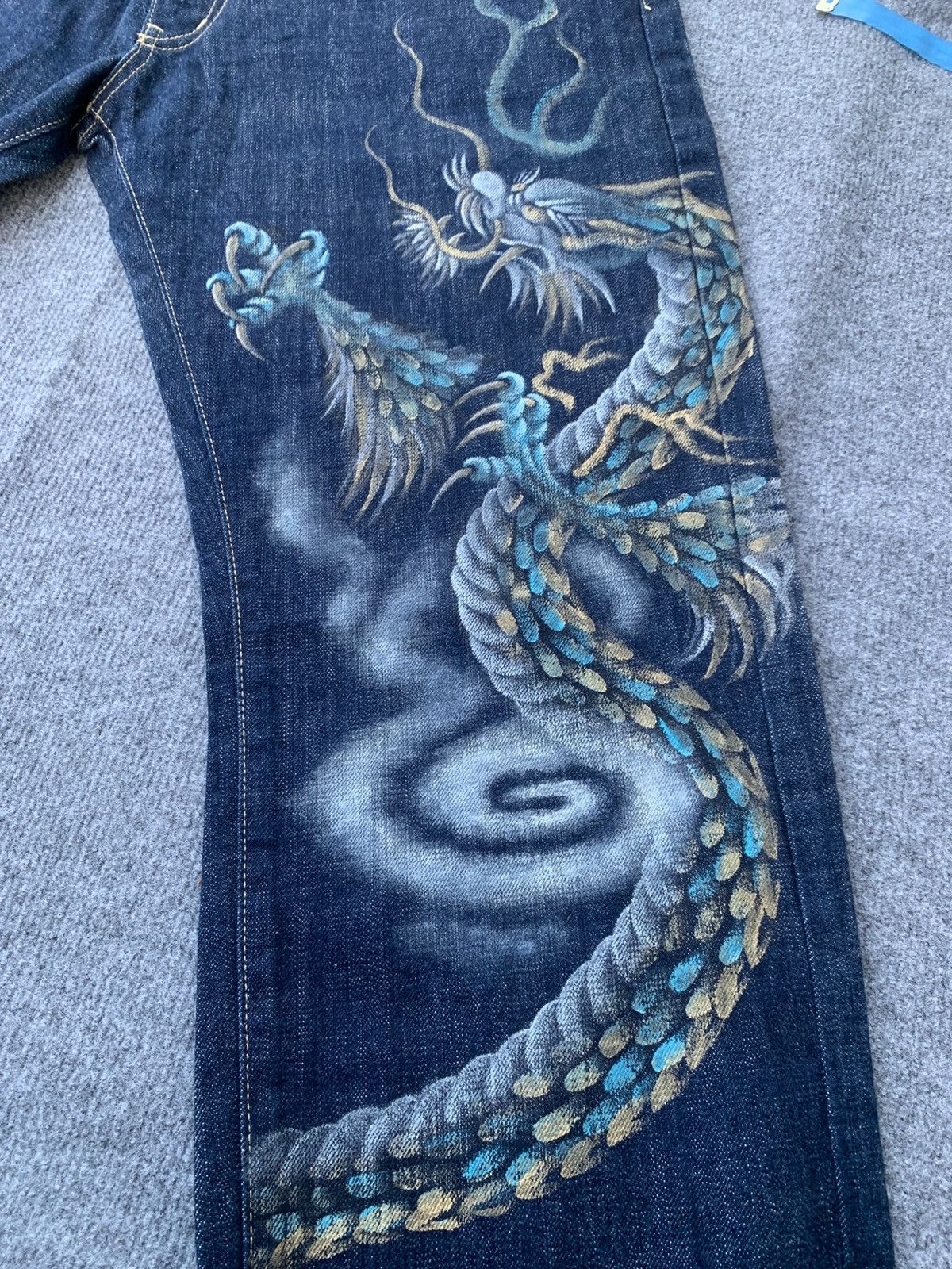 Karakuri Tamashii Dragon jeans Zen is Kyoto like karakuri tamashi style. Size US 34 / EU 50 - 11 Thumbnail