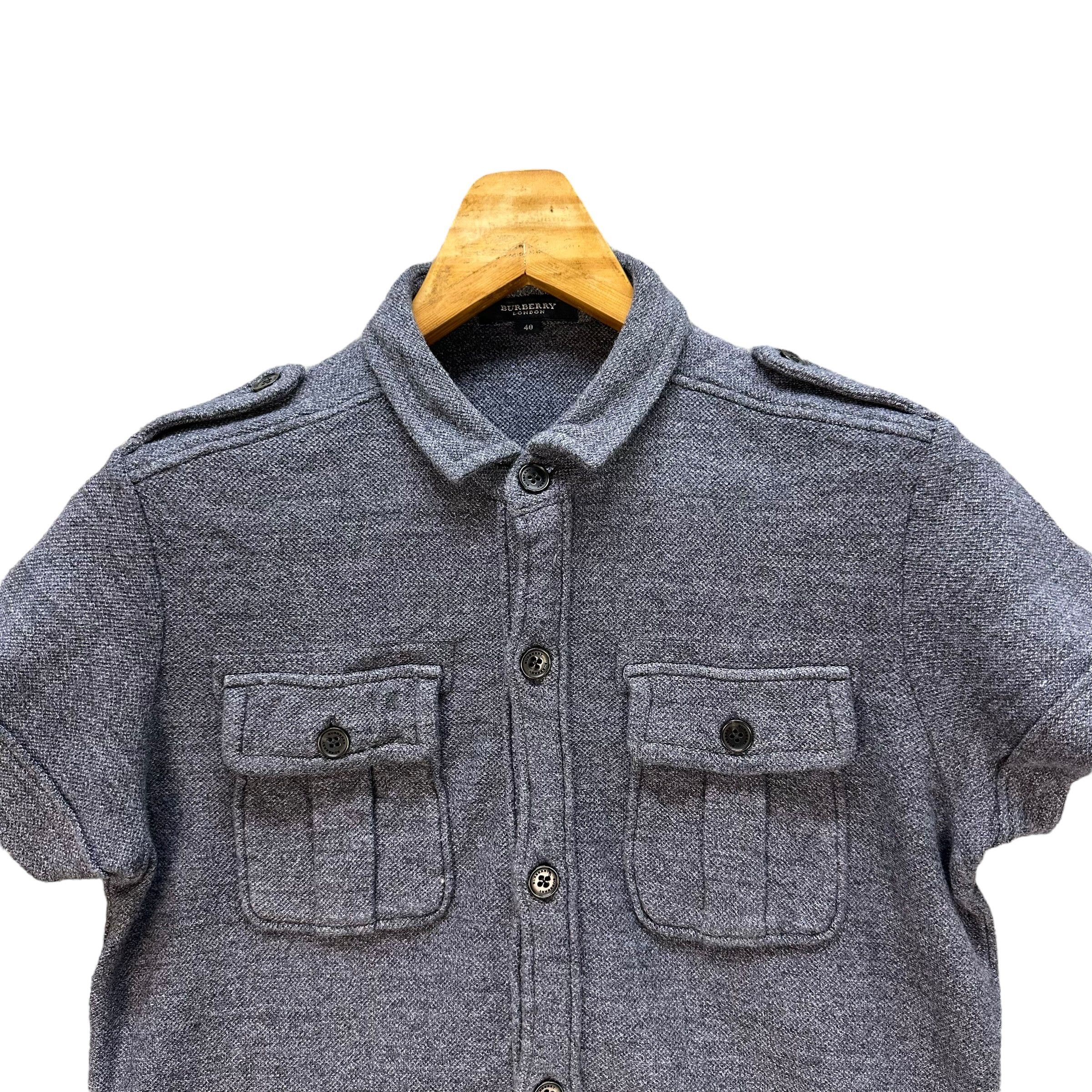 Burberry BURBERRY LONDON Short Sleeve Button Shirt #012-1422 Size US S / EU 44-46 / 1 - 2 Thumbnail
