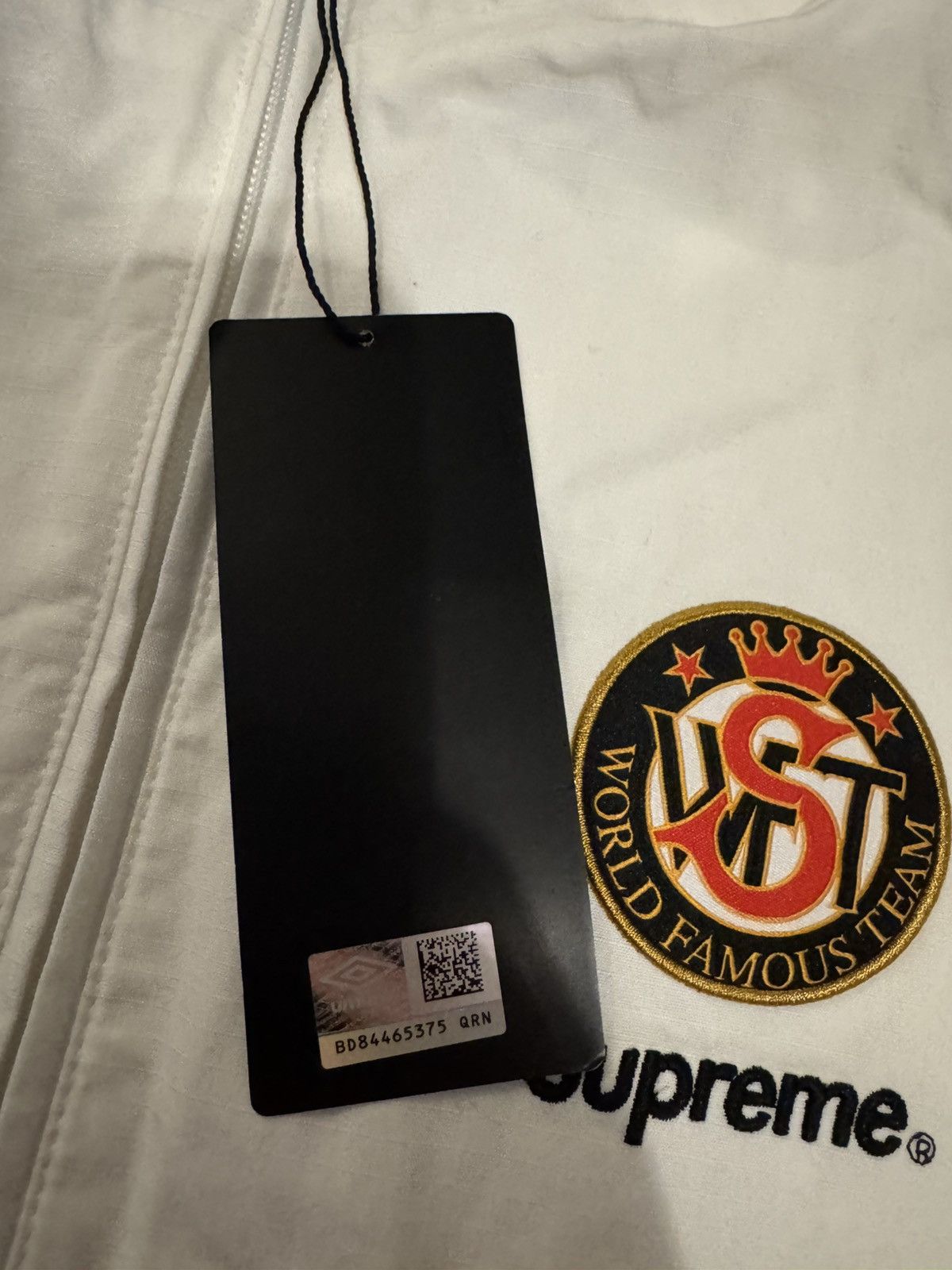 Supreme × Umbro Supreme x umbro white track jacket Size US L / EU 52-54 / 3 - 3 Thumbnail