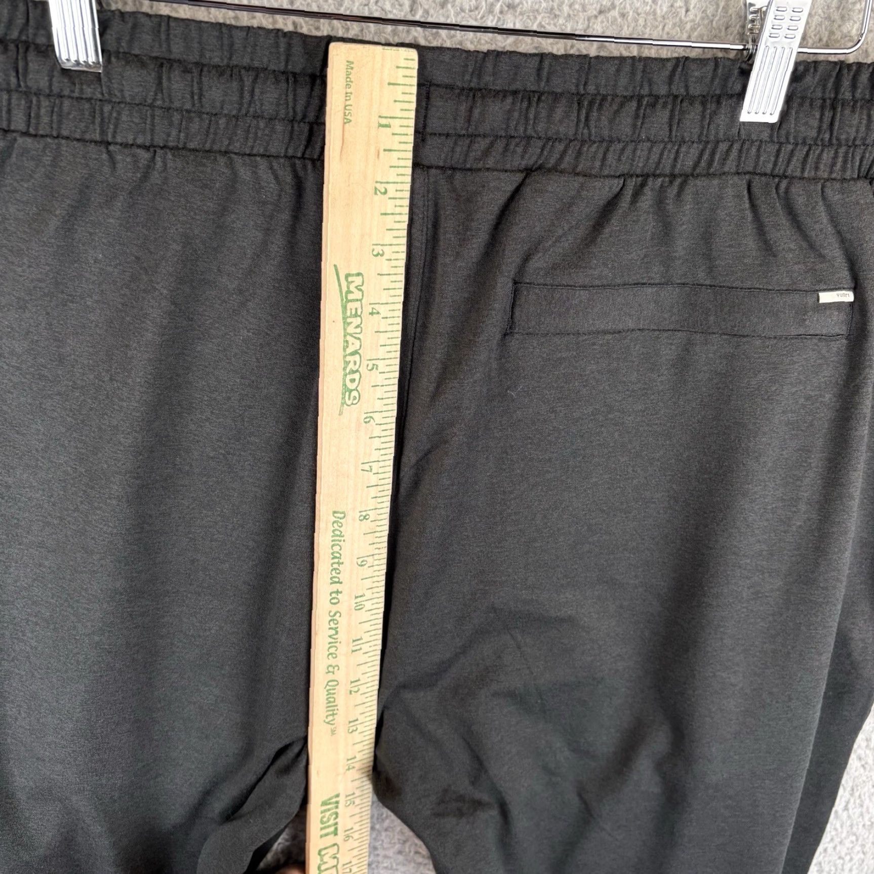 Vuori Vuori Ponto Jogger Pants Mens 2XL Black Zip Pockets Lightweight Drawstring V438 Size US 39 - 7 Thumbnail