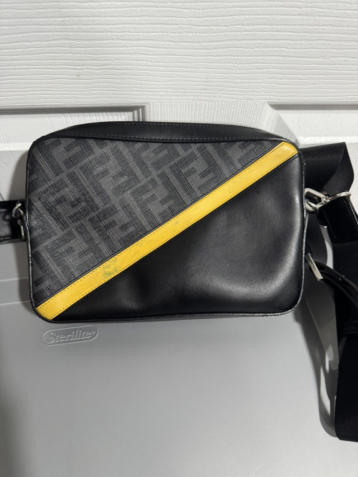 Fendi Fendi Diagonal Camera Case Zucca Shoulder Bag Leather | Grailed