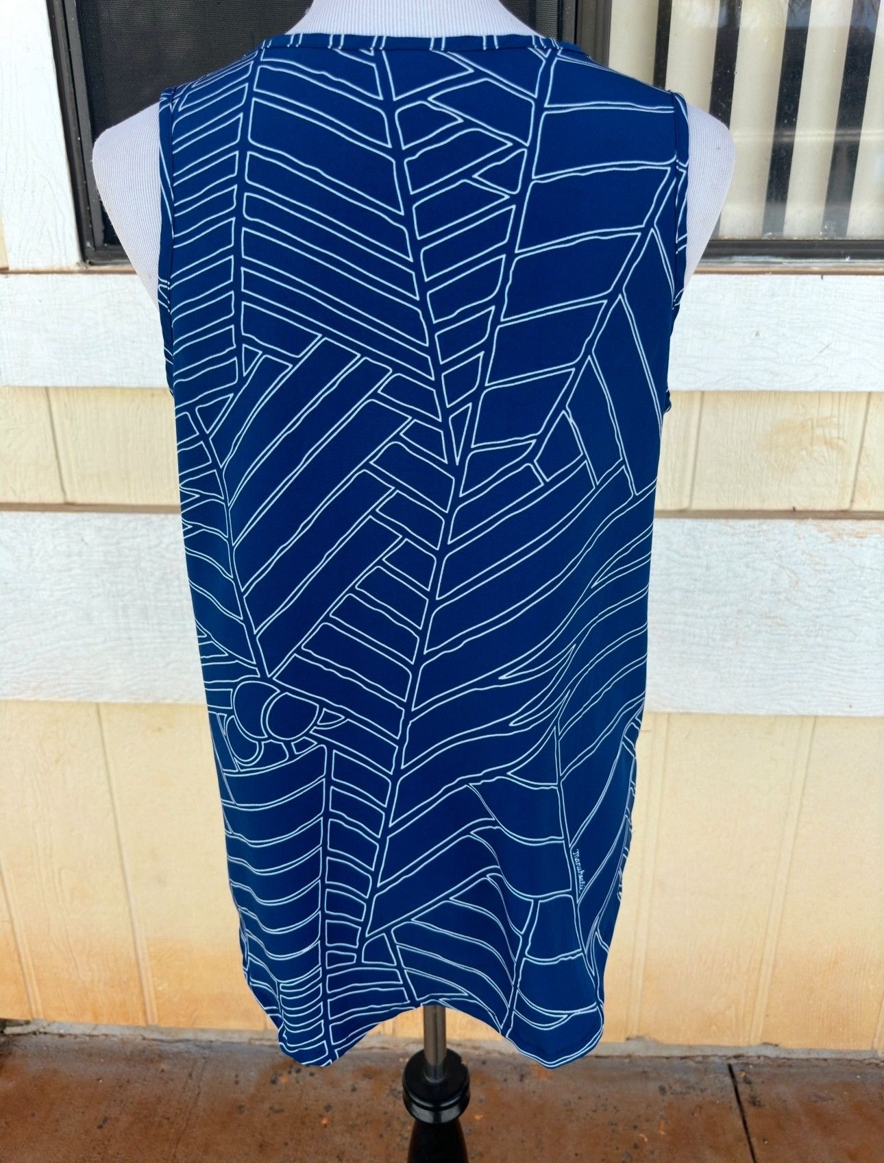 Other Manuhealii Top Blue Sleeveless Hawaiian Print Women's S Size S / US 4 / IT 40 - 2 Thumbnail