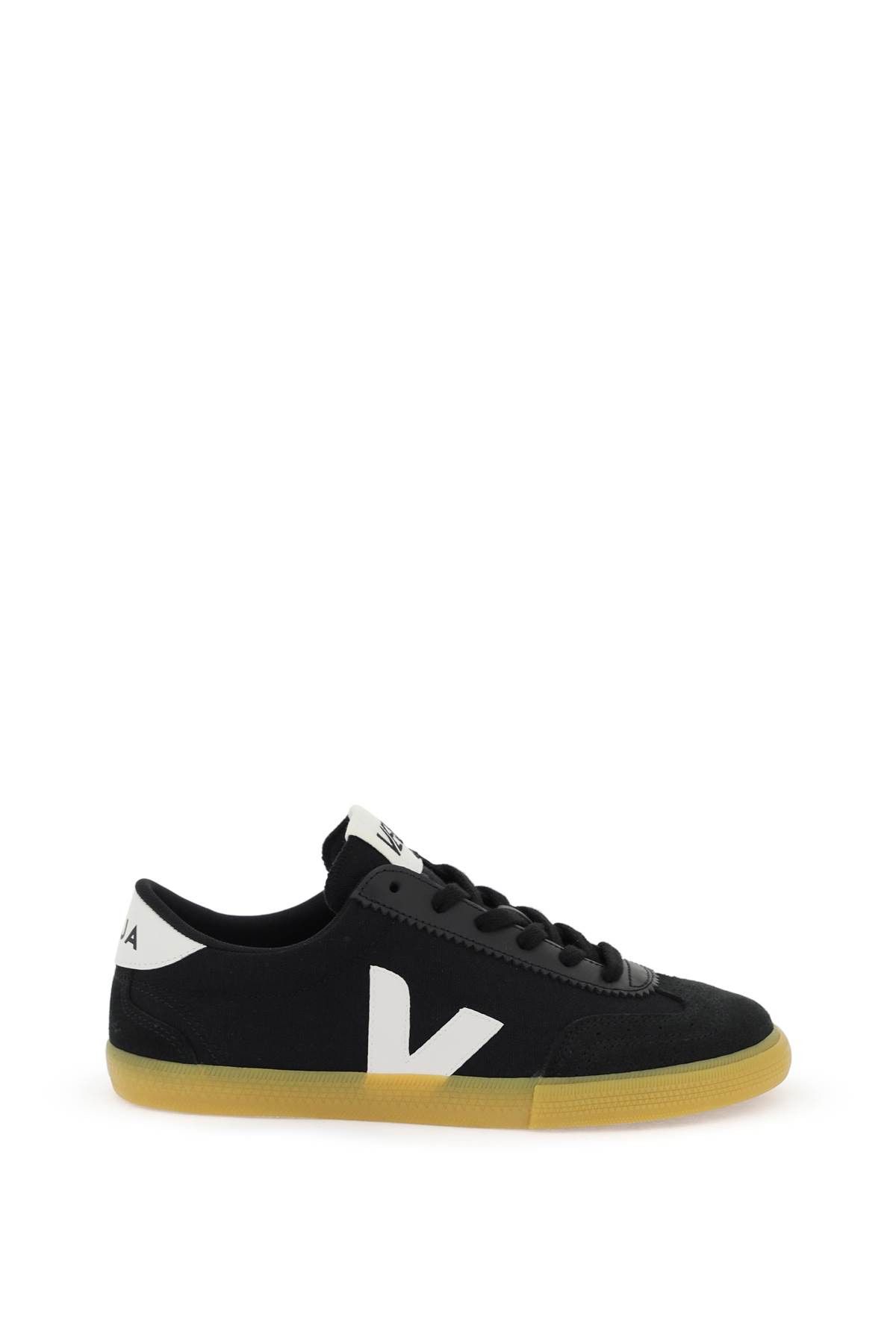 image of Veja Volleyball Sne Shoes in Black White Natural, Men's (Size 9)