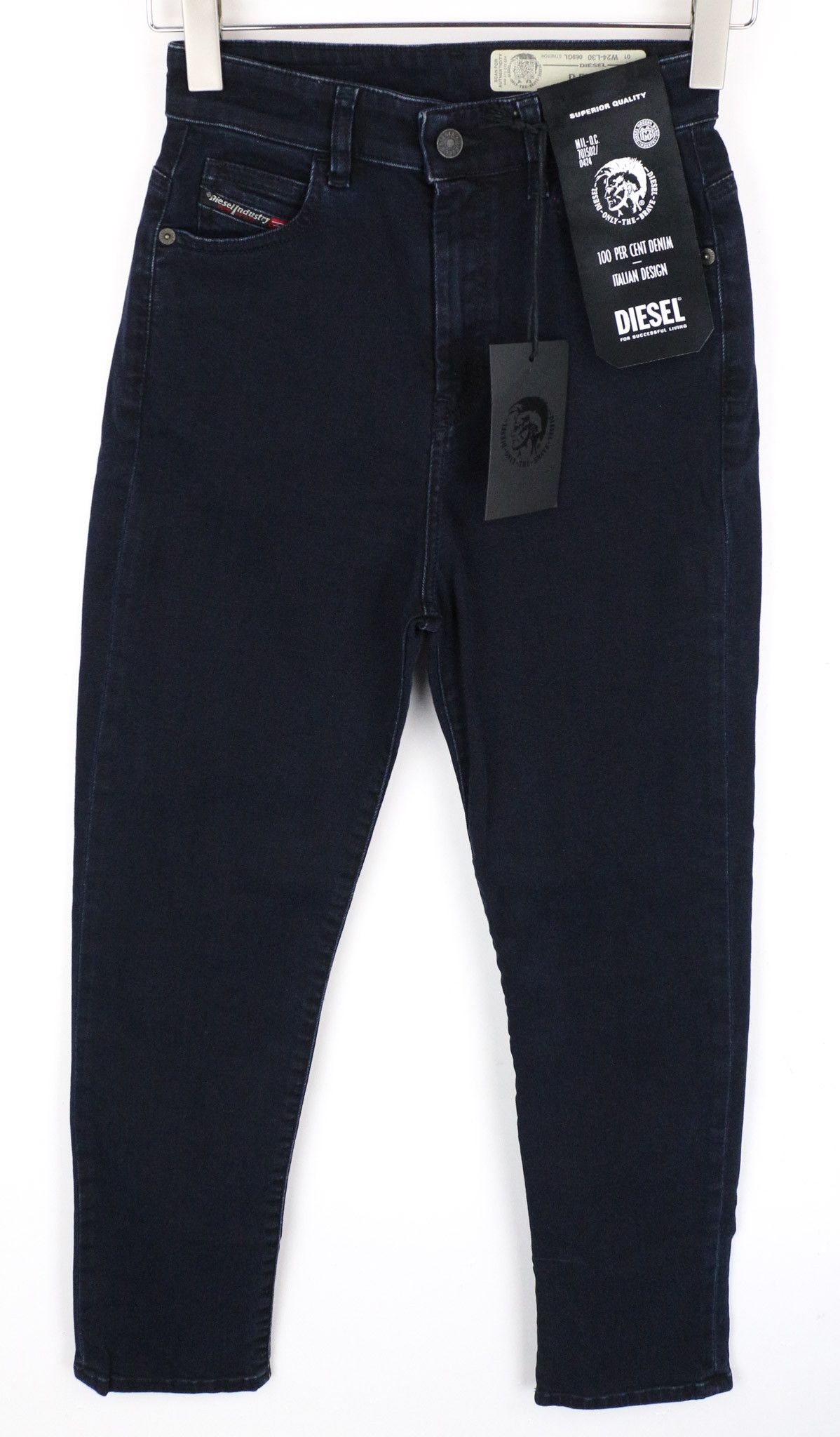 Diesel D-EISELLE 069GL W24/L30 Blue Stretch High Waist Jeans 69894 Size 24" / US 00 / IT 34 - 1 Thumbnail