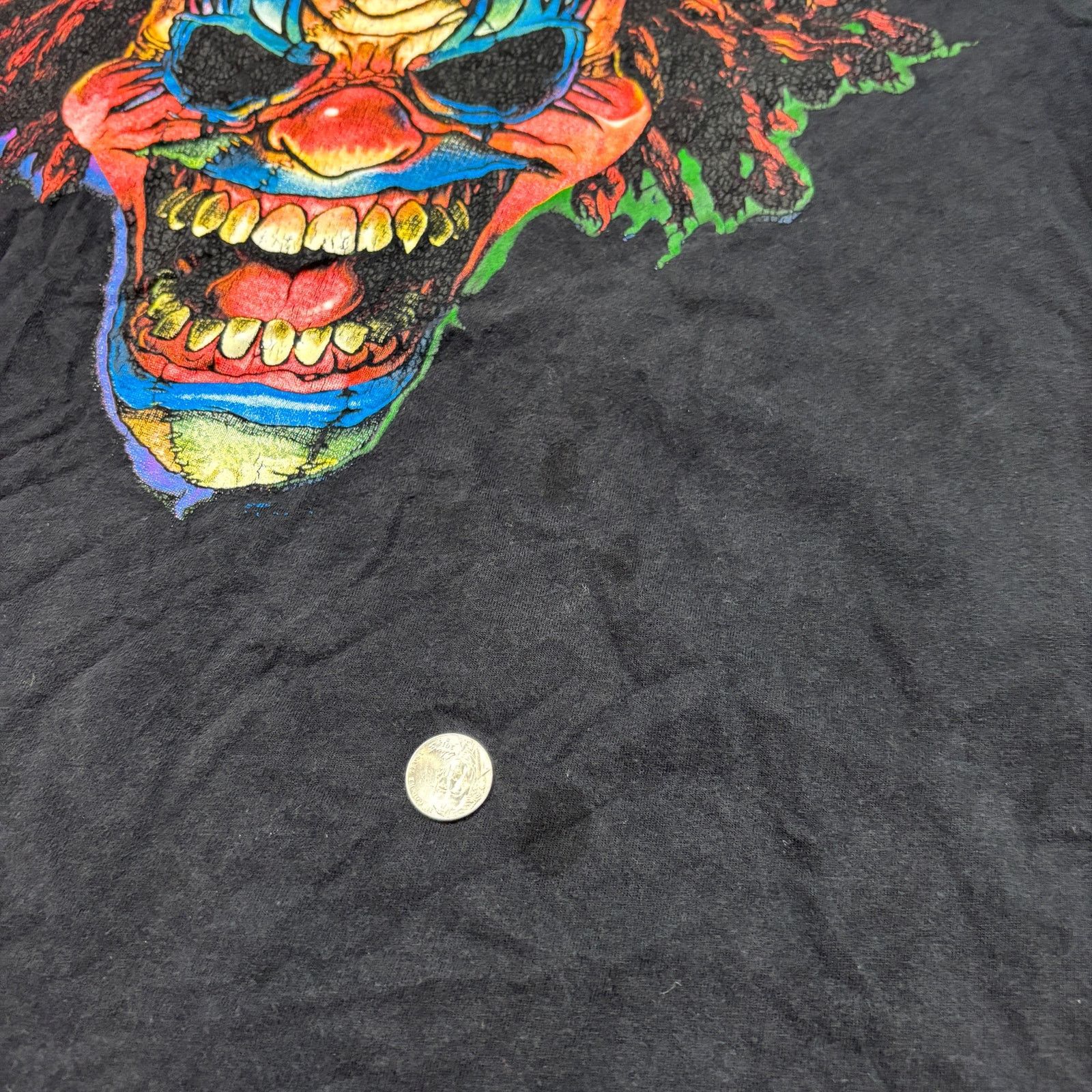 Liquid Blue Liquid Blue Evil Clown Short Sleeve T Shirt Men's Large Y2K Size US L / EU 52-54 / 3 - 6 Thumbnail