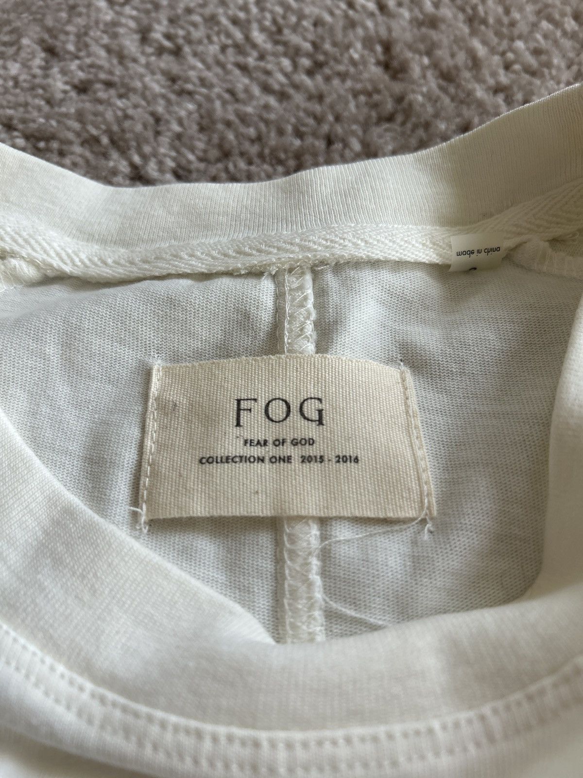 Fear of God Fear of God FOG Collection One Long Sleeve T-Shirt Size S / US 4 / IT 40 - 2 Thumbnail