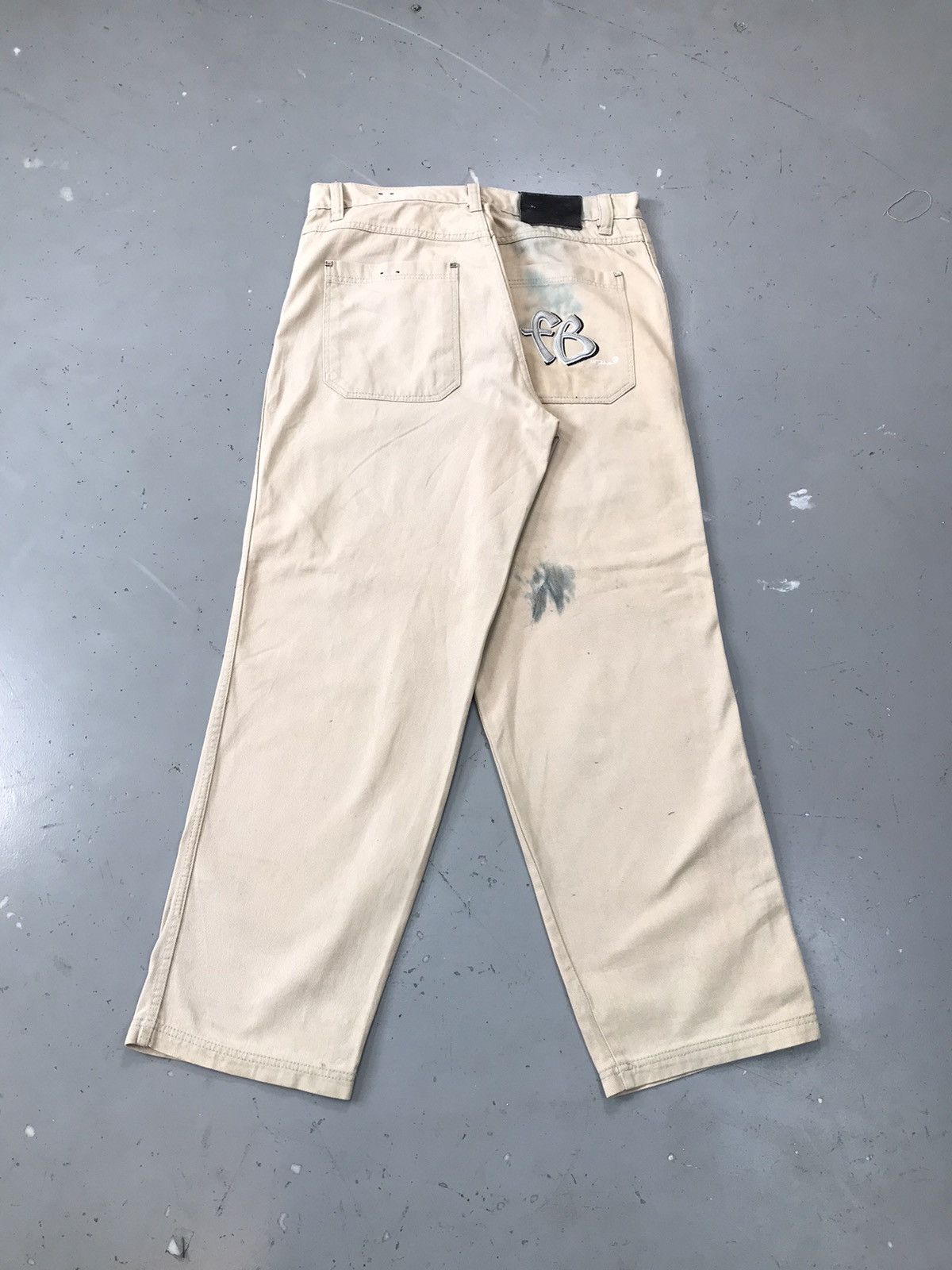 Fubu × Vintage Vintage Fubu the collection logo embroidered denim pant Size US 38 / EU 54 - 2 Thumbnail