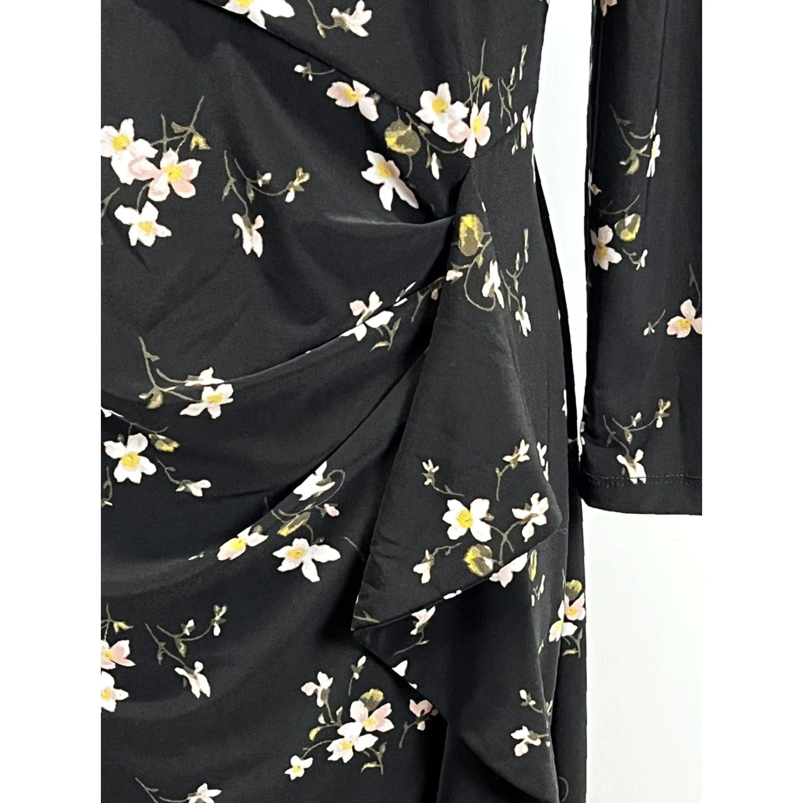 Ralph Lauren LAUREN RALPH LAUREN Floral Stretch Pencil Dress 10 Multicolor 3/4 Sleeve Womens Size L / US 10 / IT 46 - 6 Thumbnail