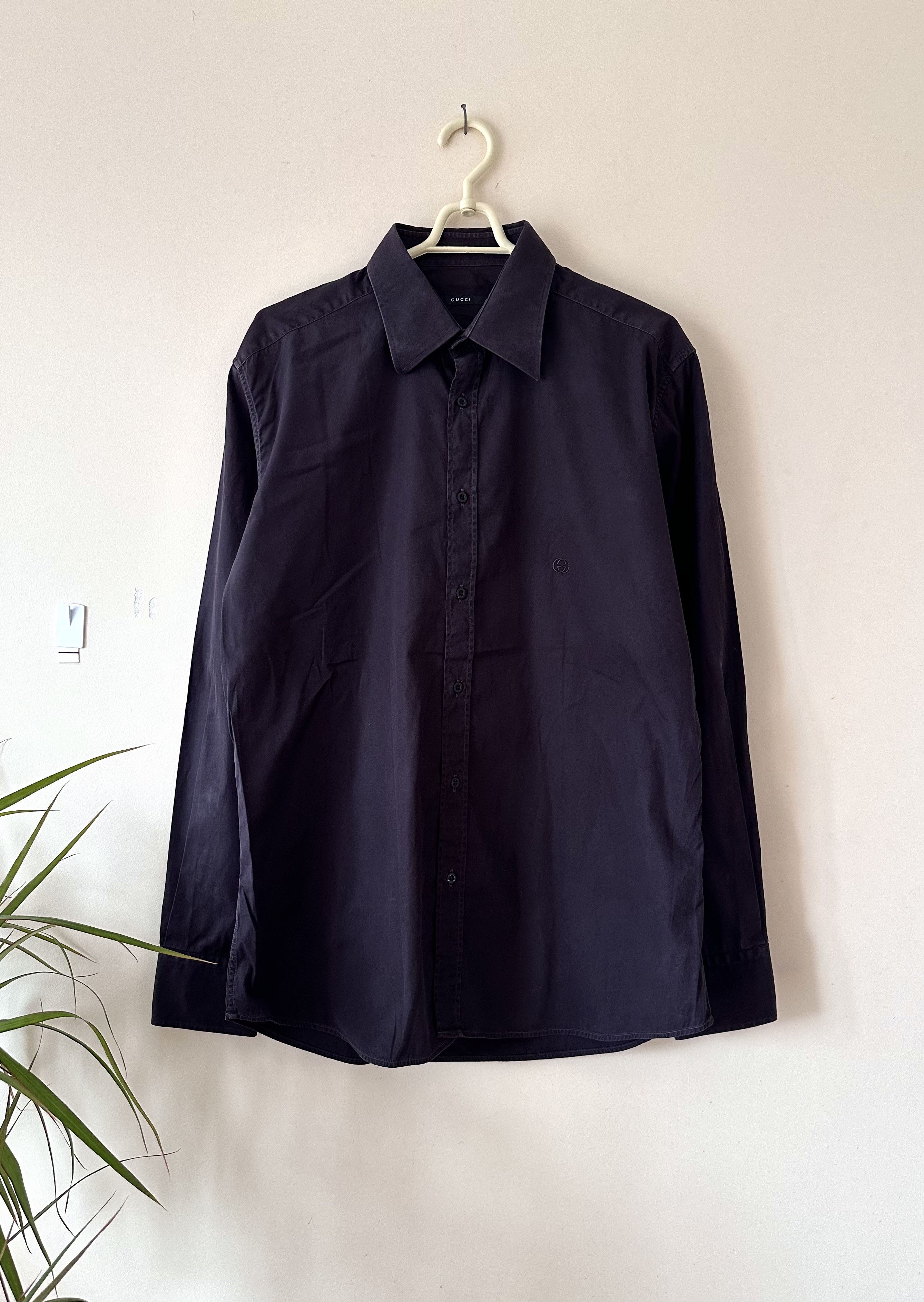 Gucci × Vintage Vintage Gucci elegant men button up shirt Size US L / EU 52-54 / 3 - 2 Thumbnail