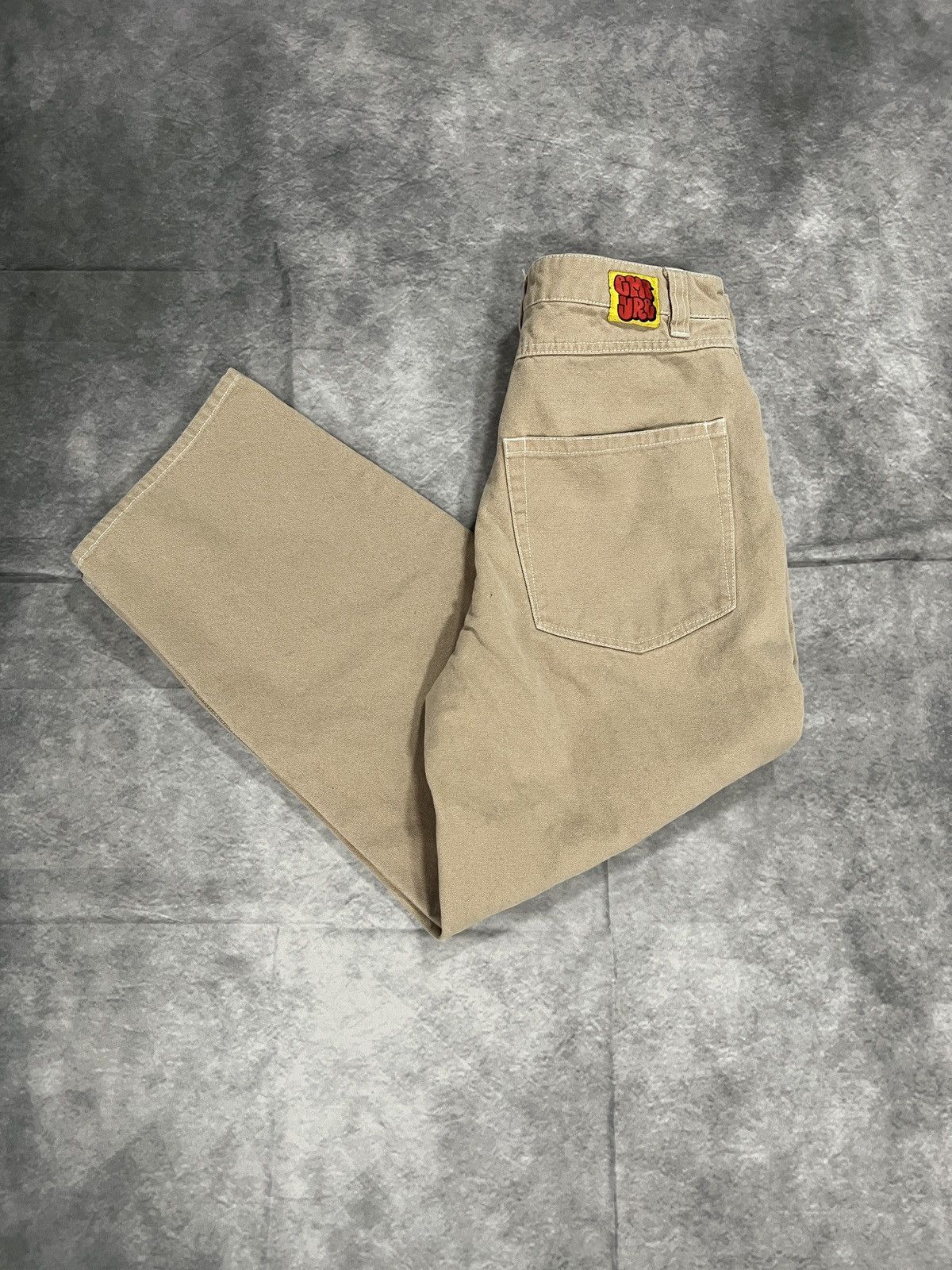 Empyre Empyre Beige Canvas Cotton Pants Size US 28 / EU 44 - 3 Thumbnail