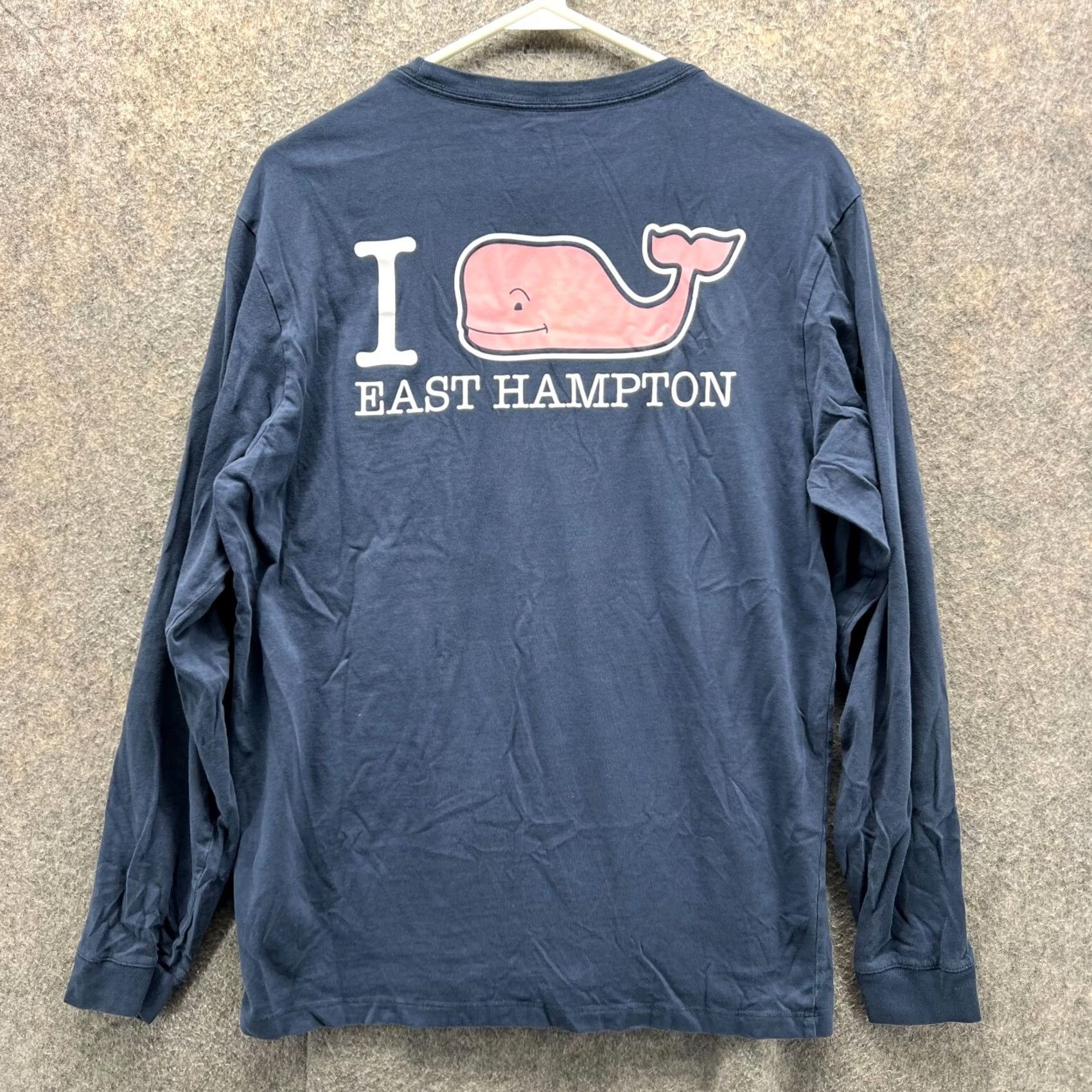 Vineyard Vines Vineyard Vines Shirt Mens Small Blue Navy Long Sleeve Crewneck Whale Pocket Tee Vintage Size US S / EU 44-46 / 1 - 3 Thumbnail