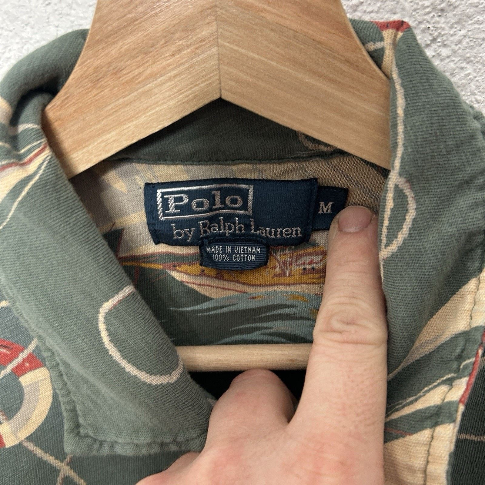 Polo Ralph Lauren Vintage Polo Ralph Lauren All Over Print “Sailing” Shirt Size US M / EU 48-50 / 2 - 5 Thumbnail