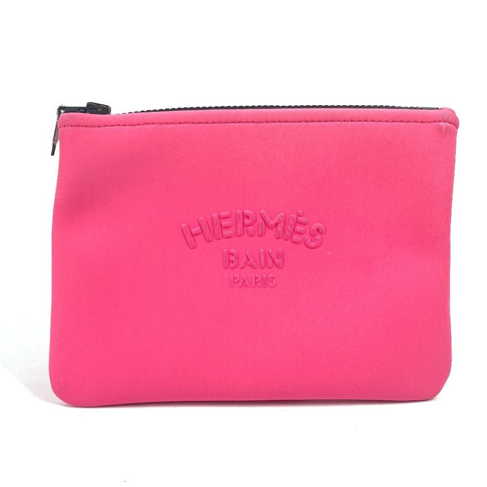 Hermes Hermes Neovan Pm Clutch Bag Briefcase Make-Up Multi-Pouch Pouch Polyamide Women Pink Size ONE SIZE - 1 Thumbnail