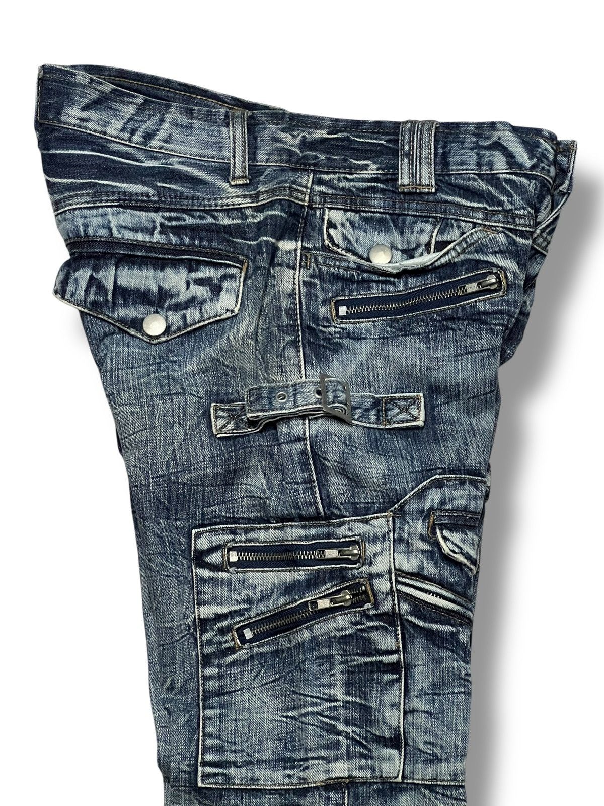 semanticdesign Vintage Semantic Design Multi-Pocket Cargo - Thunder Flared Size US 31 - 15 Thumbnail