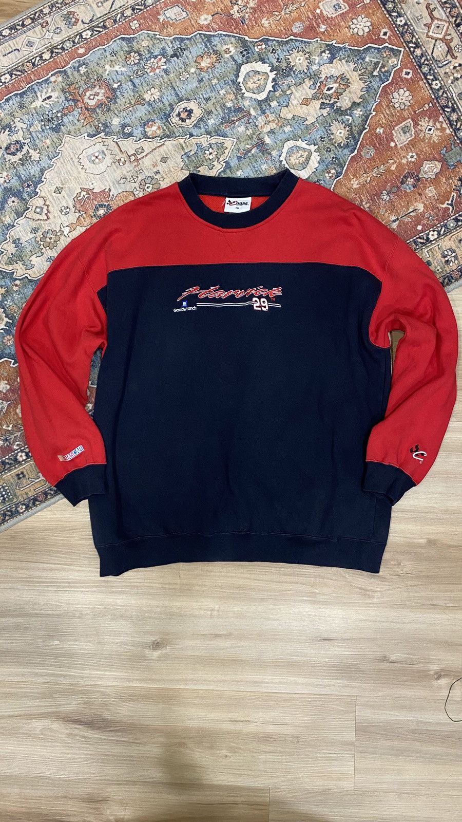 Chase Authentics Vintage Harvick29 Nascar Sweatshirt Size 2XL Size US XXL / EU 58 / 5 - 1 Thumbnail