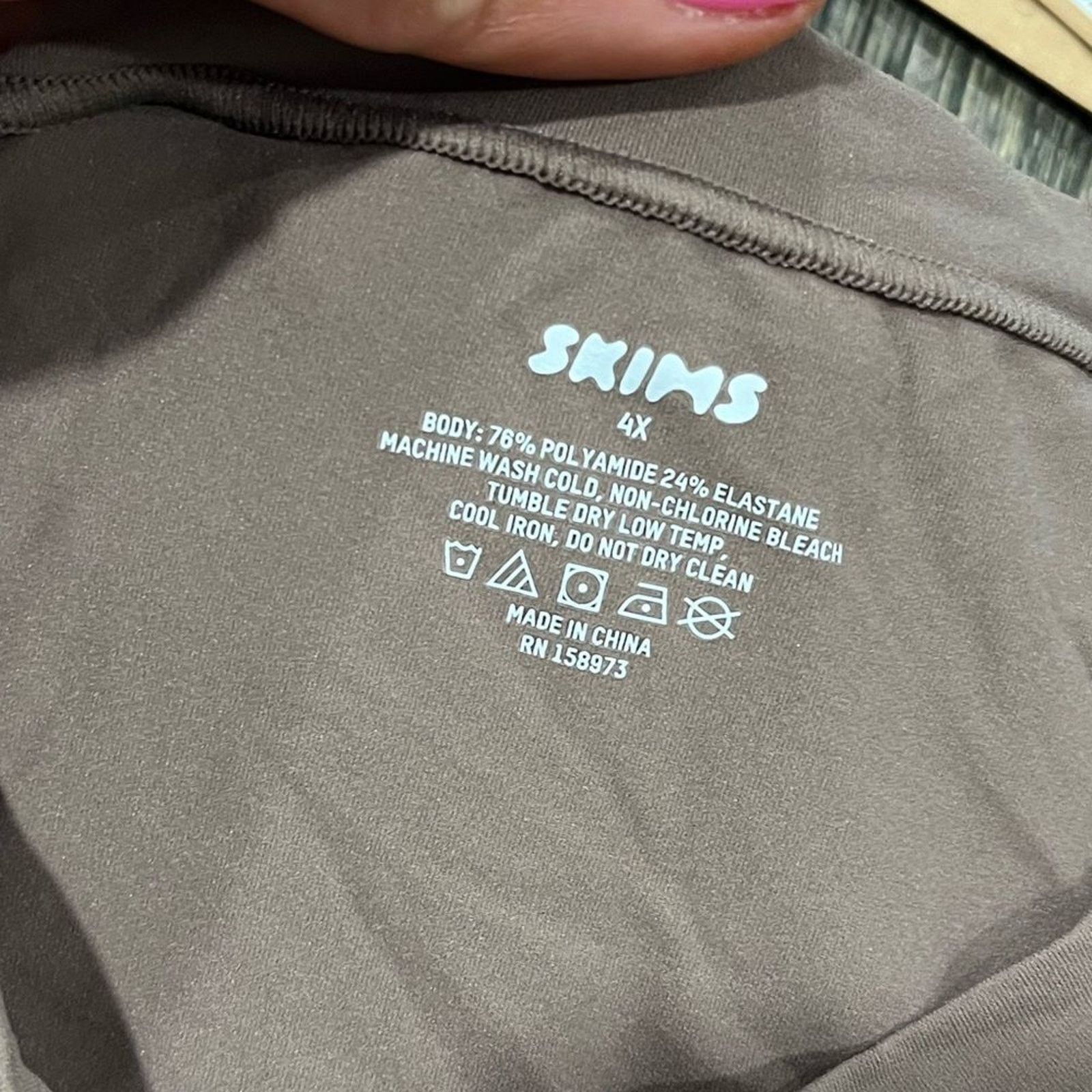 SKIMS NWT Skims Fits Everybody Super Cropped T-Shirt Short Sleev4X Size 4XL / US 24-26 - 3 Thumbnail