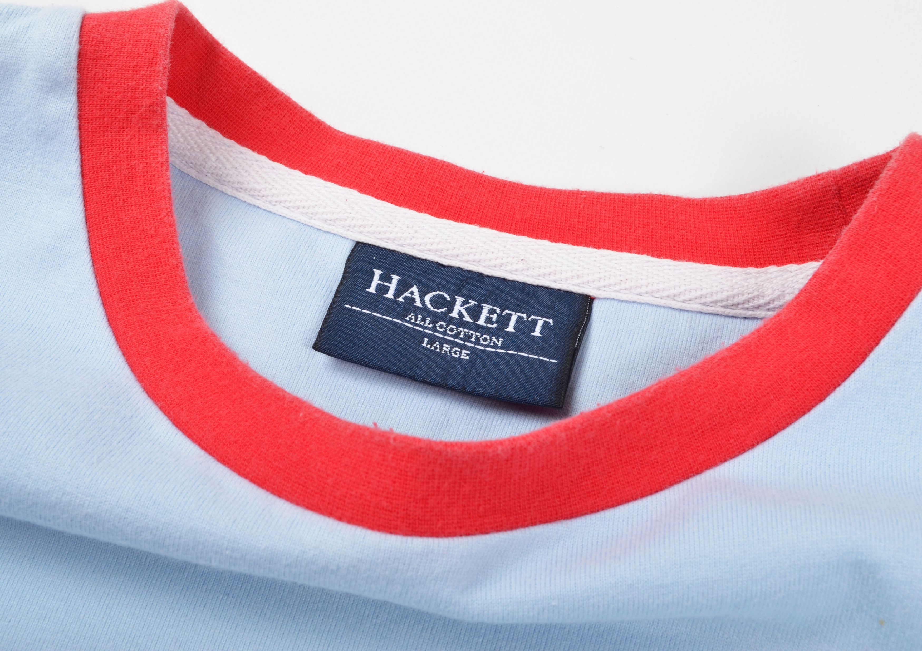 Hackett Vintage Hackett 90's Number 3 Rugby T-shirt Size US L / EU 52-54 / 3 - 6 Thumbnail