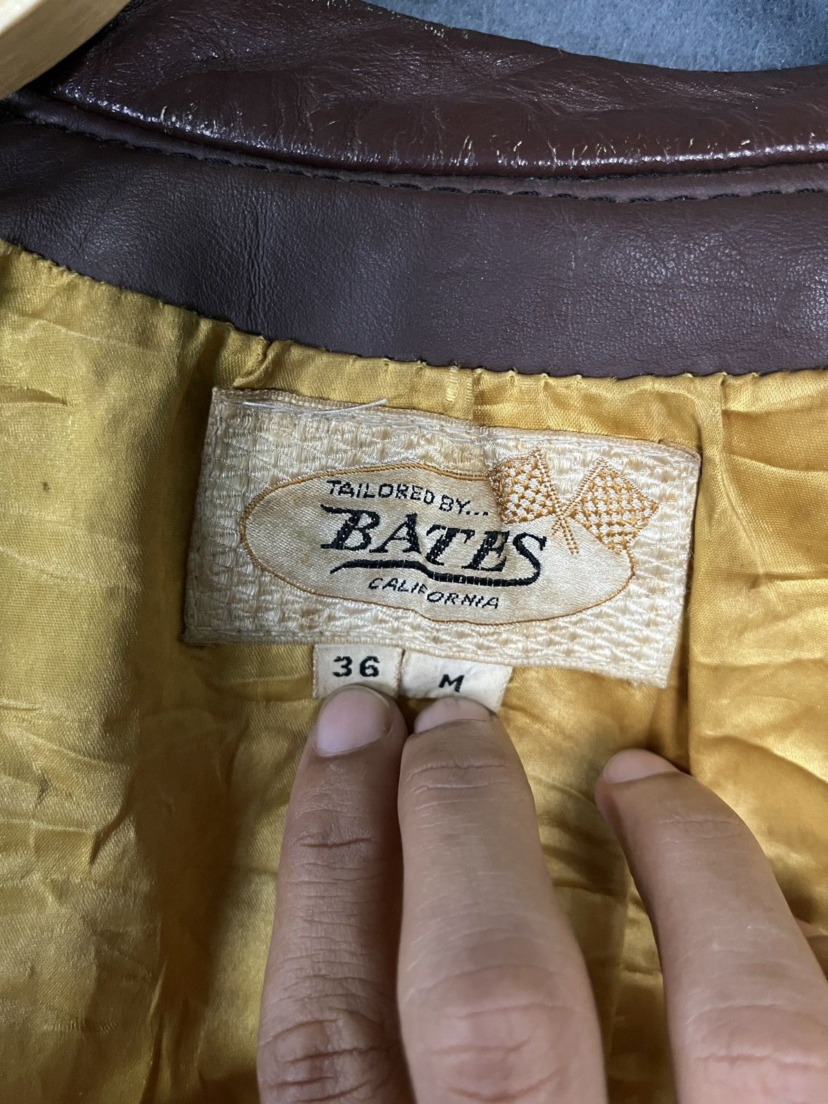 Bates Hats × Vintage Vintage 70s Bates USA Talon / SERVAL Zipper Biker Jacket Size US XS / EU 42 / 0 - 16 Thumbnail