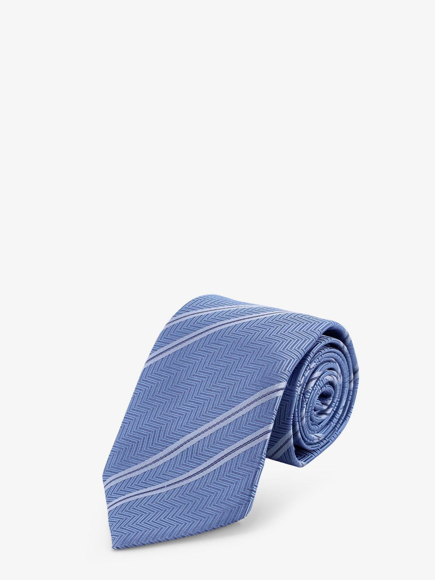 Brunello Cucinelli Silk Tie With Regimental Motif Size ONE SIZE - 1 Thumbnail