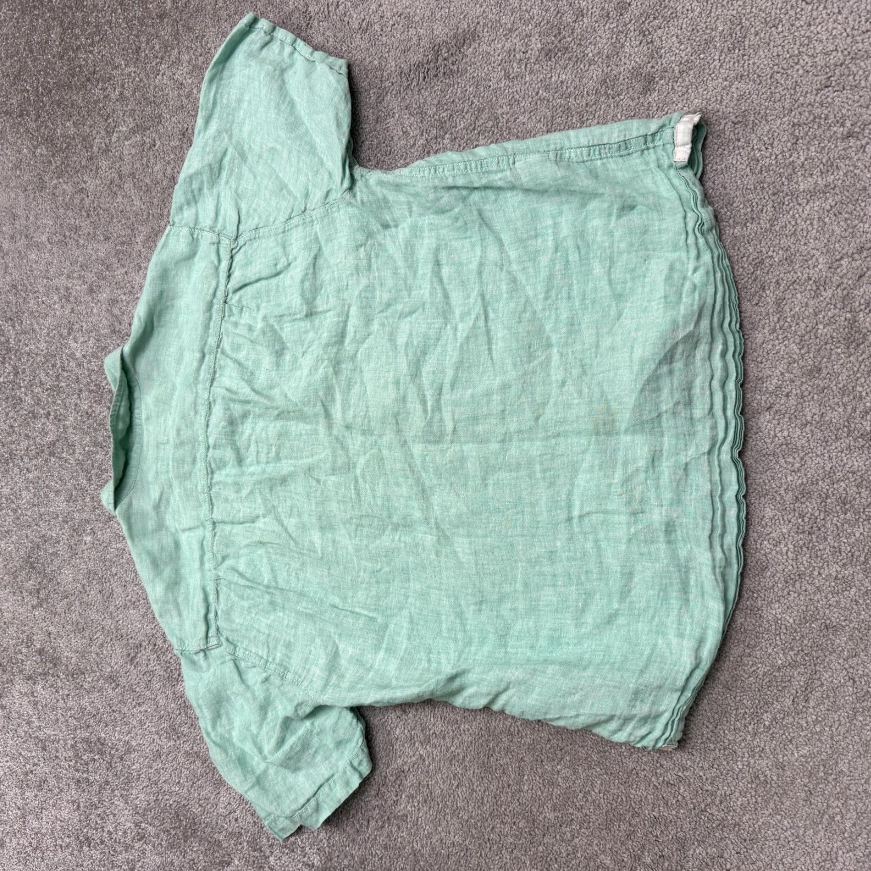 Tommy Bahama Tommy Bahama Shirt Mens M Green Linen Button-Down Short Sleeve Beach Resort Mens Size US M / EU 48-50 / 2 - 5 Thumbnail