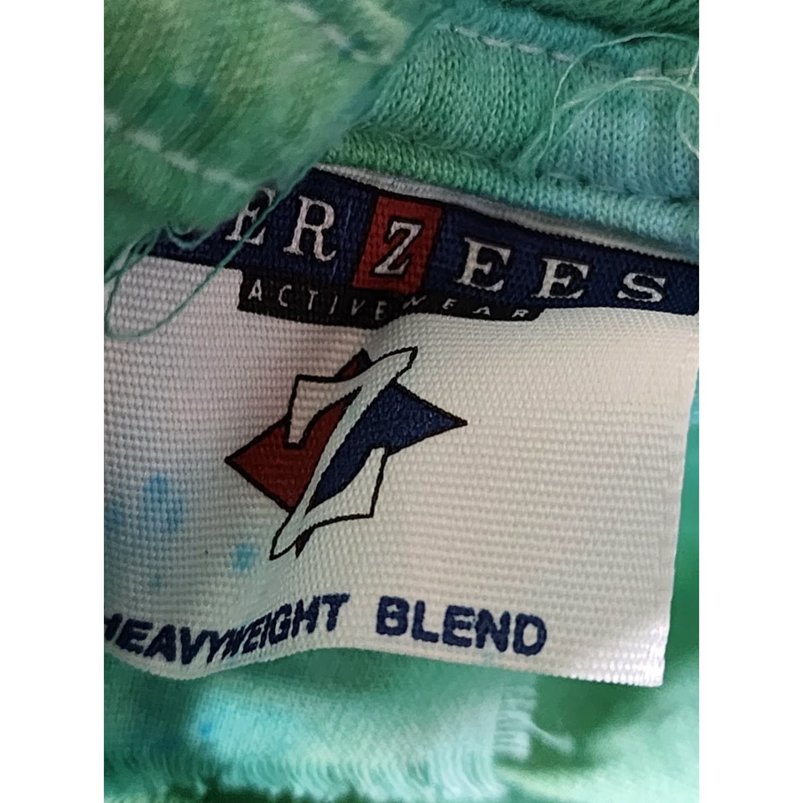 Jerzees VINTAGE Jerzees T-Shirt Mens L Green 90s Tie Dye Four Leaf Clover Graphic Print Crew Neck Short Sleeve Canvas Cotton Size US L / EU 52-54 / 3 - 6 Thumbnail