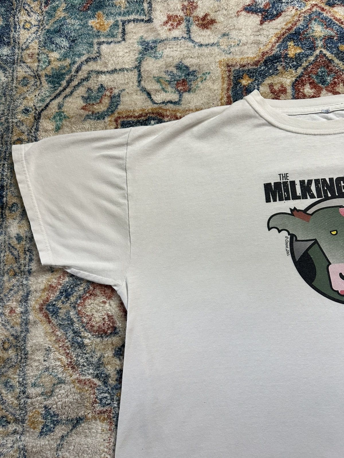 Vintage Vintage The Milking Dead The Walking Dead Parody T-shirt Size US XL / EU 56 / 4 - 5 Thumbnail