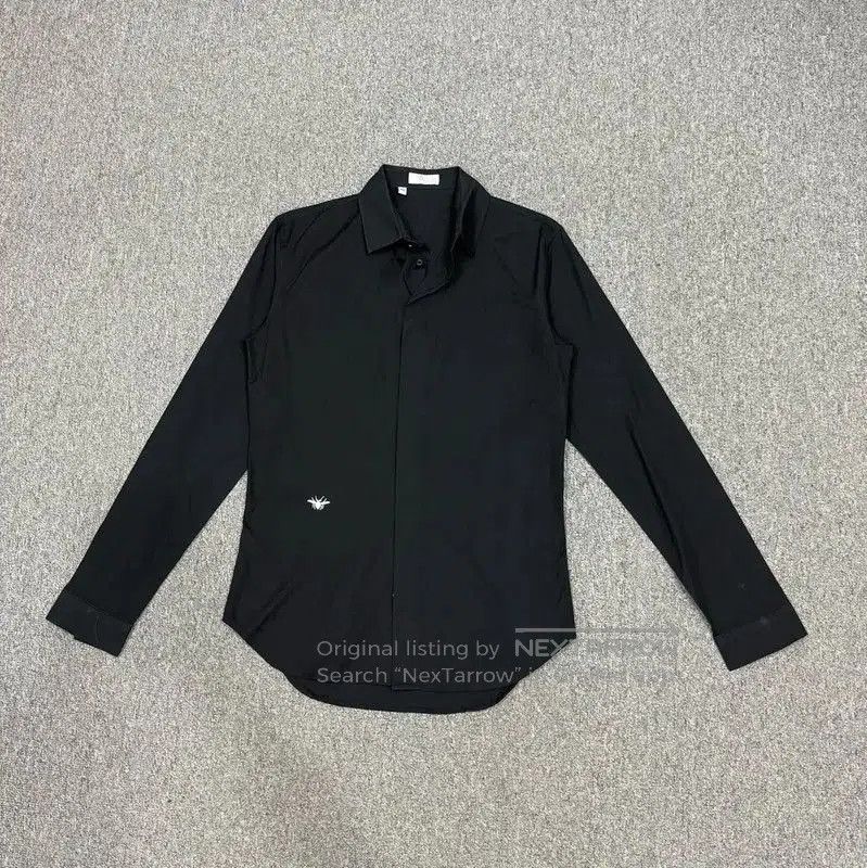 Dior Dior Black Cotton Long Sleeve Shirt . Size US M / EU 48-50 / 2 - 1 Thumbnail