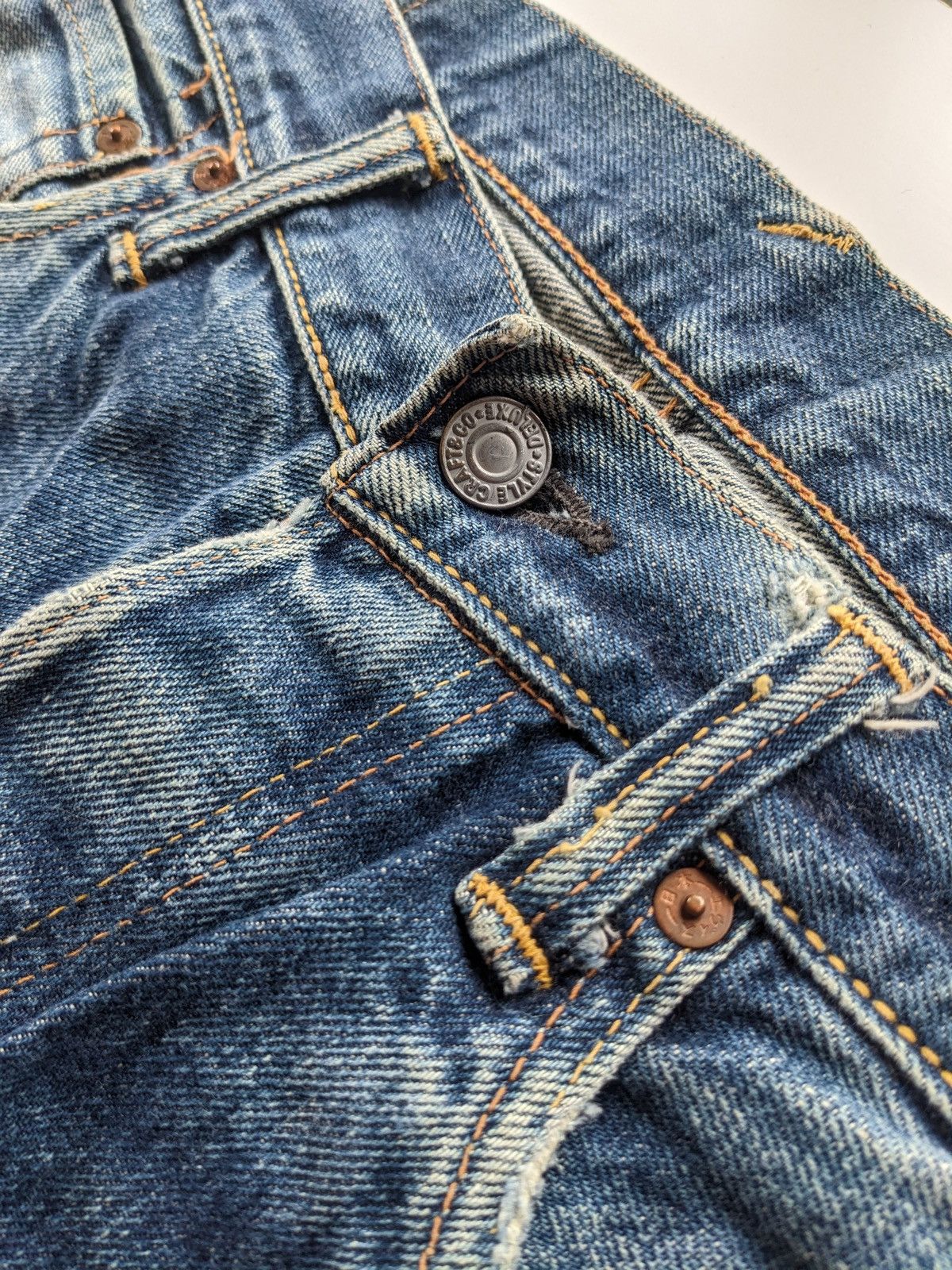 Evisu Evisu daicock distressed selvedge custom jeans Size US 31 - 5 Thumbnail