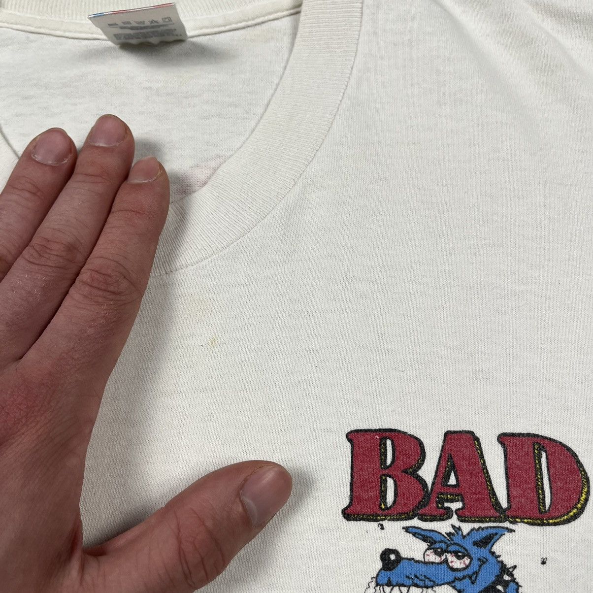 Vintage Vintage Bad Dog Top Ten List y2k humor tee 1994 Size US L / EU 52-54 / 3 - 16 Thumbnail