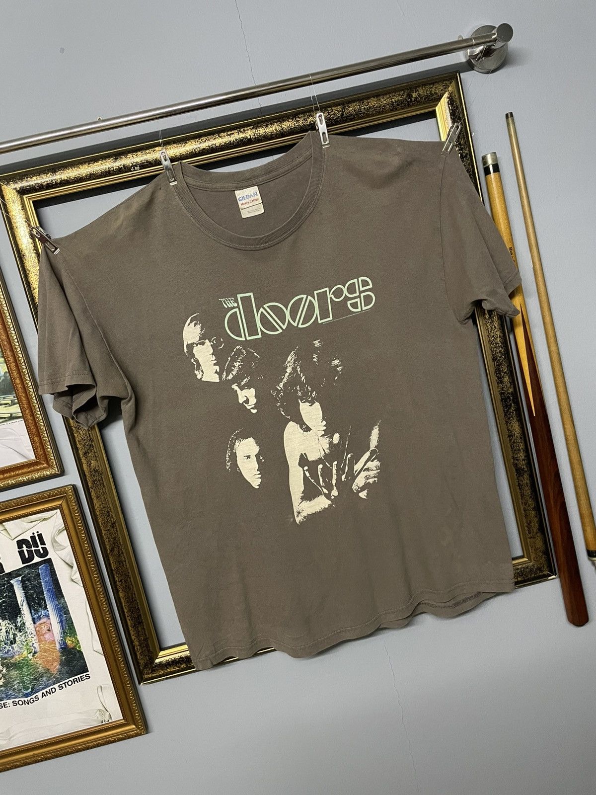 Band Tees Vintage Original The Doors Line Up Face Photo Tee Faded Band Size US L / EU 52-54 / 3 - 2 Thumbnail