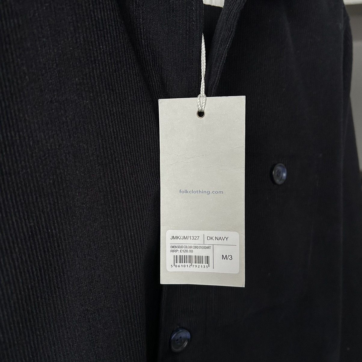 Folk Folk Corduroy Overshirt Owen Solid Color NEW Size US M / EU 48-50 / 2 - 5 Thumbnail