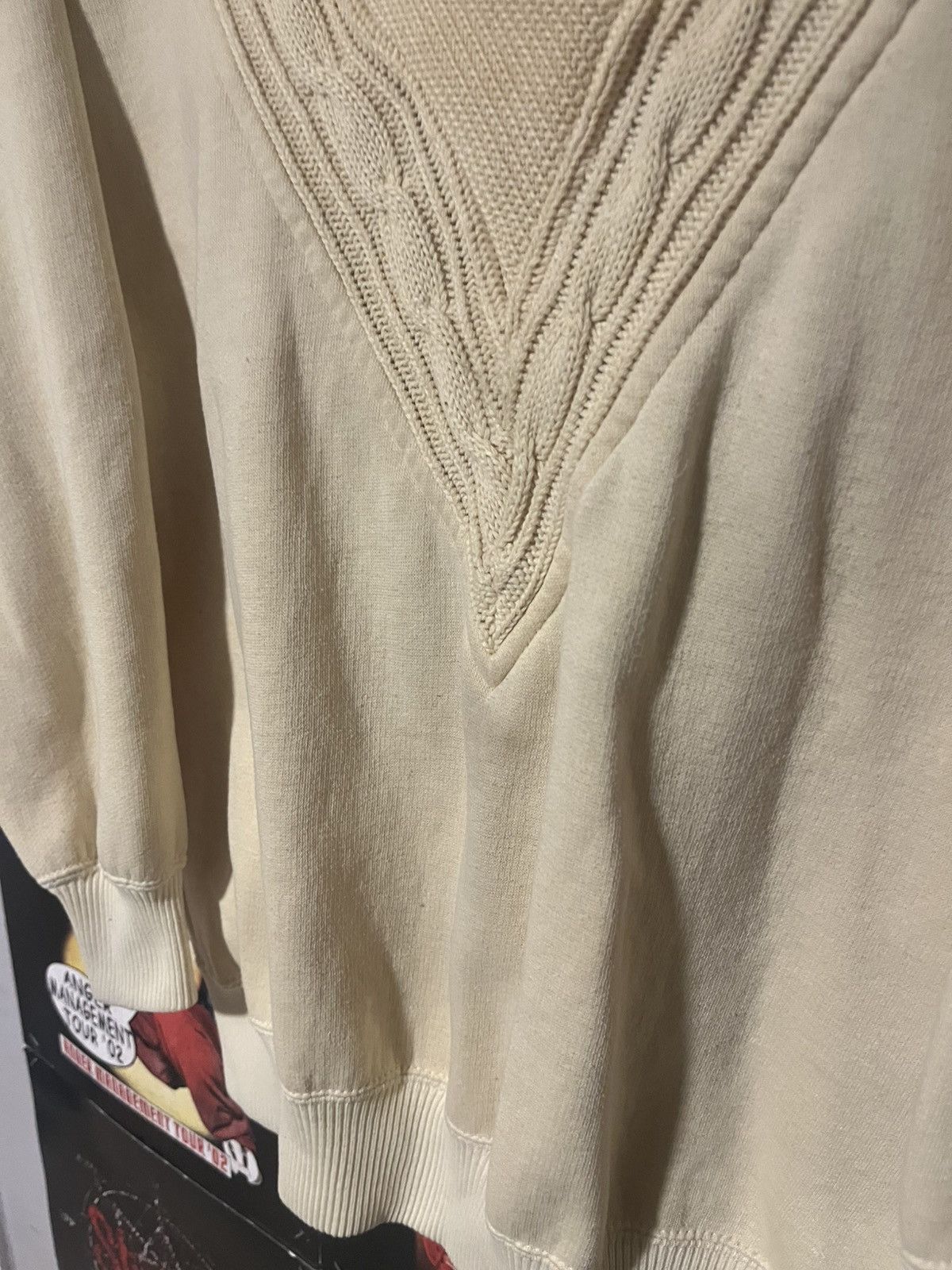 Other Vintage 90’s Fashion Force V Neck Cream Off white Sweater M Size M / US 6-8 / IT 42-44 - 3 Thumbnail
