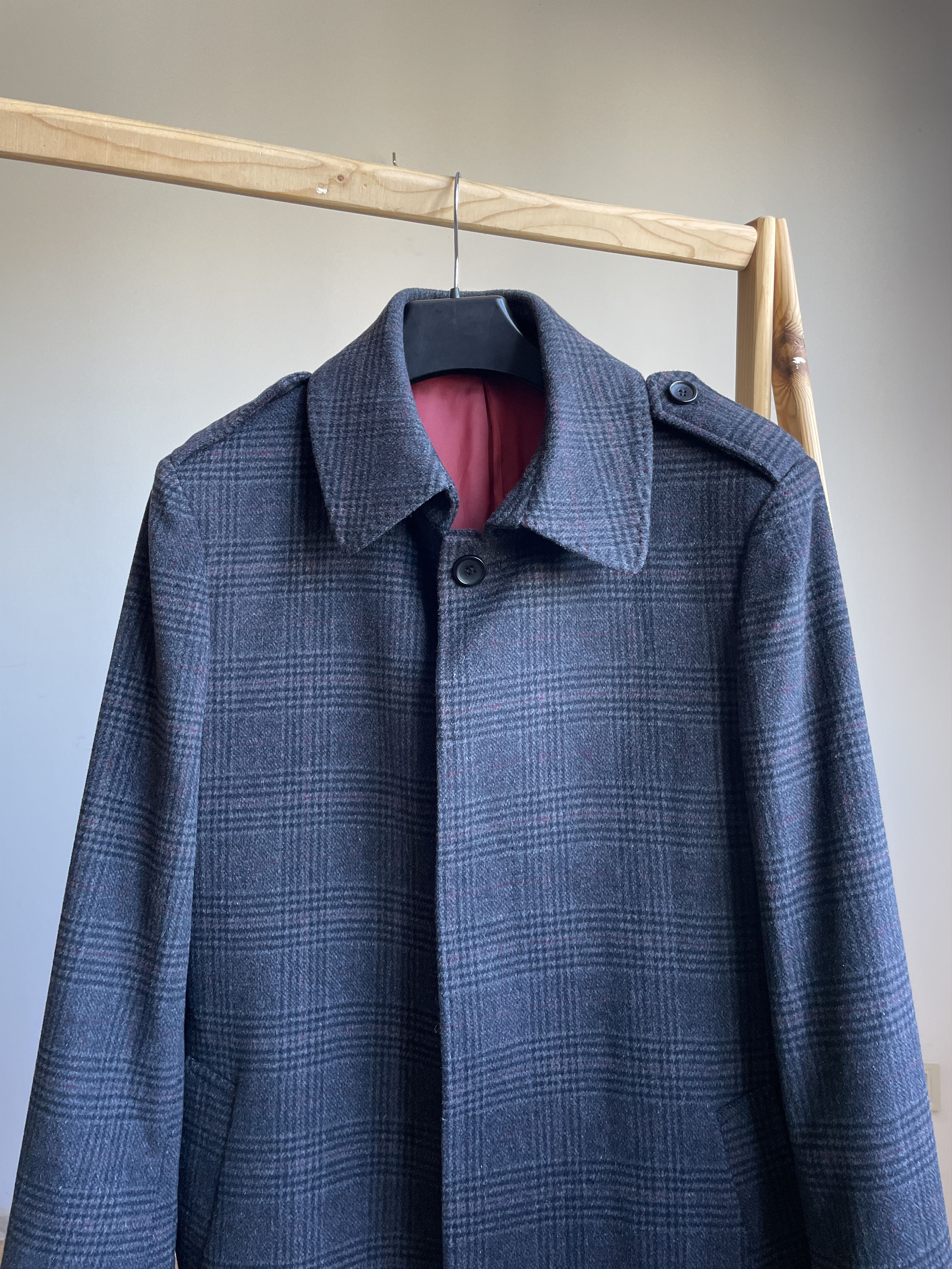 Other Holland Esquire Plaid Wool Blend Mac Coat Size L Size US L / EU 52-54 / 3 - 4 Thumbnail