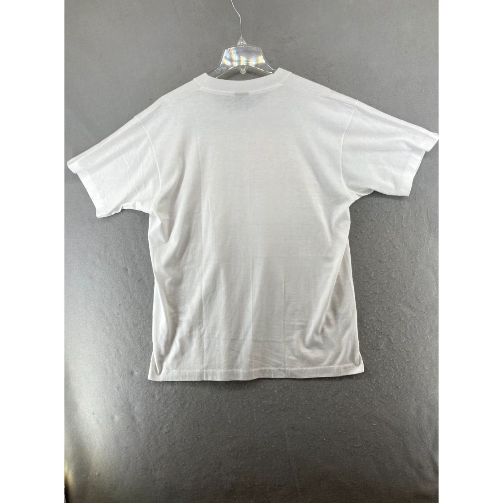 Vintage VINTAGE Screen Stars Best Mens TShirt XL White USA MADE Graphic Print Crew Neck Short Sleeve Cotton Polyester Jersey Patriotic 90s Flag USA Mens Size US XL / EU 56 / 4 - 7 Thumbnail