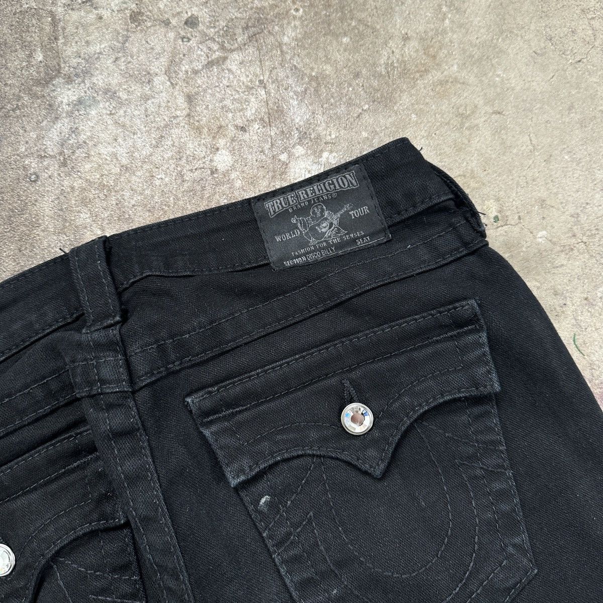 True Religion True Religion Black Pants Size 27" / US 4 / IT 40 - 10 Thumbnail