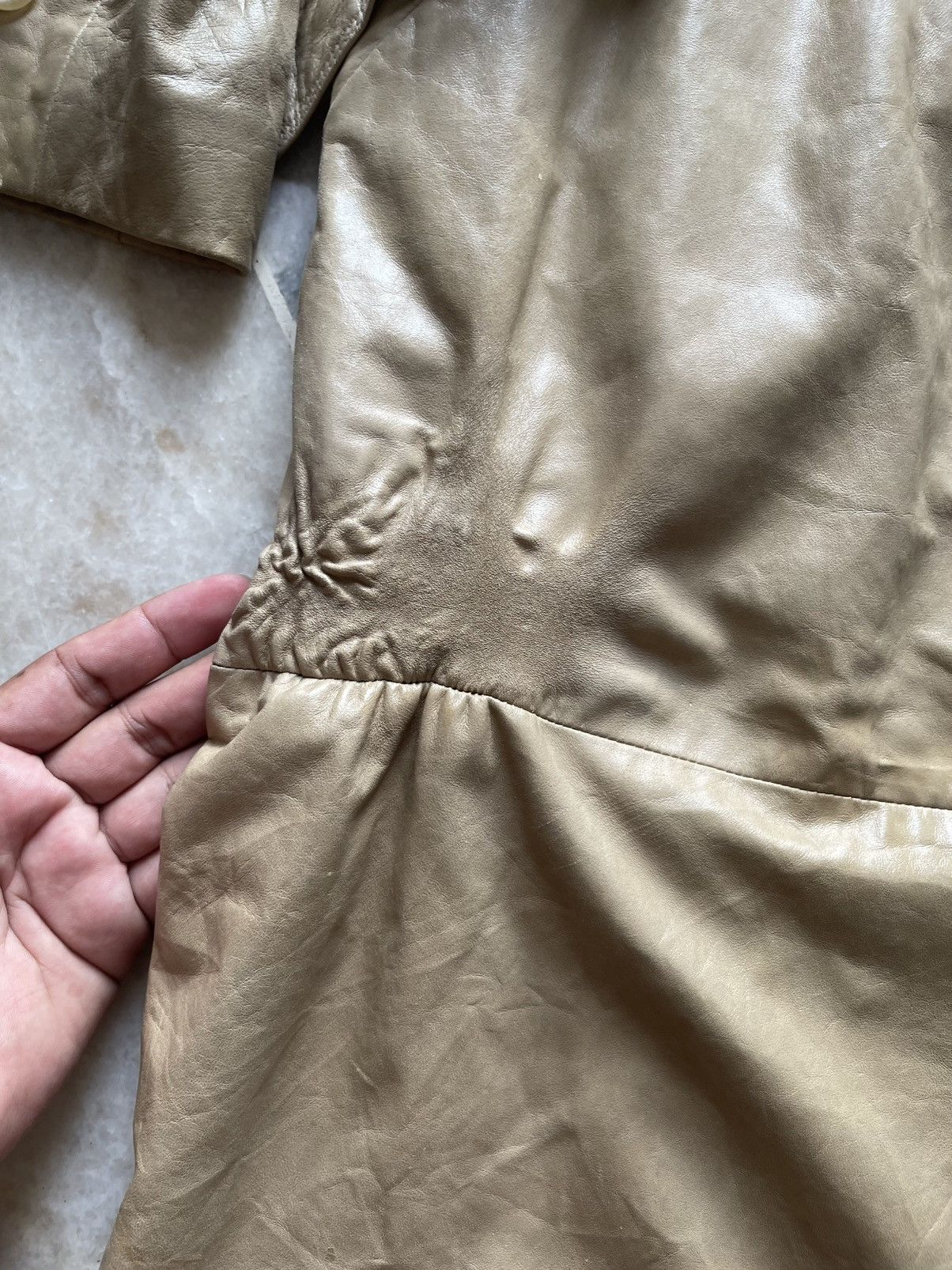 Raf Simons × Ruffo Research Ruffo Leather Jacket Size US S / EU 44-46 / 1 - 13 Thumbnail