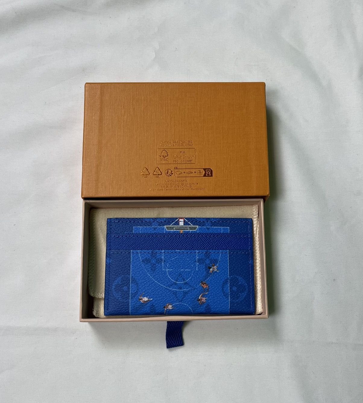 Louis Vuitton Louis Vuitton Basketball Blue Card Holder Size ONE SIZE - 6 Thumbnail