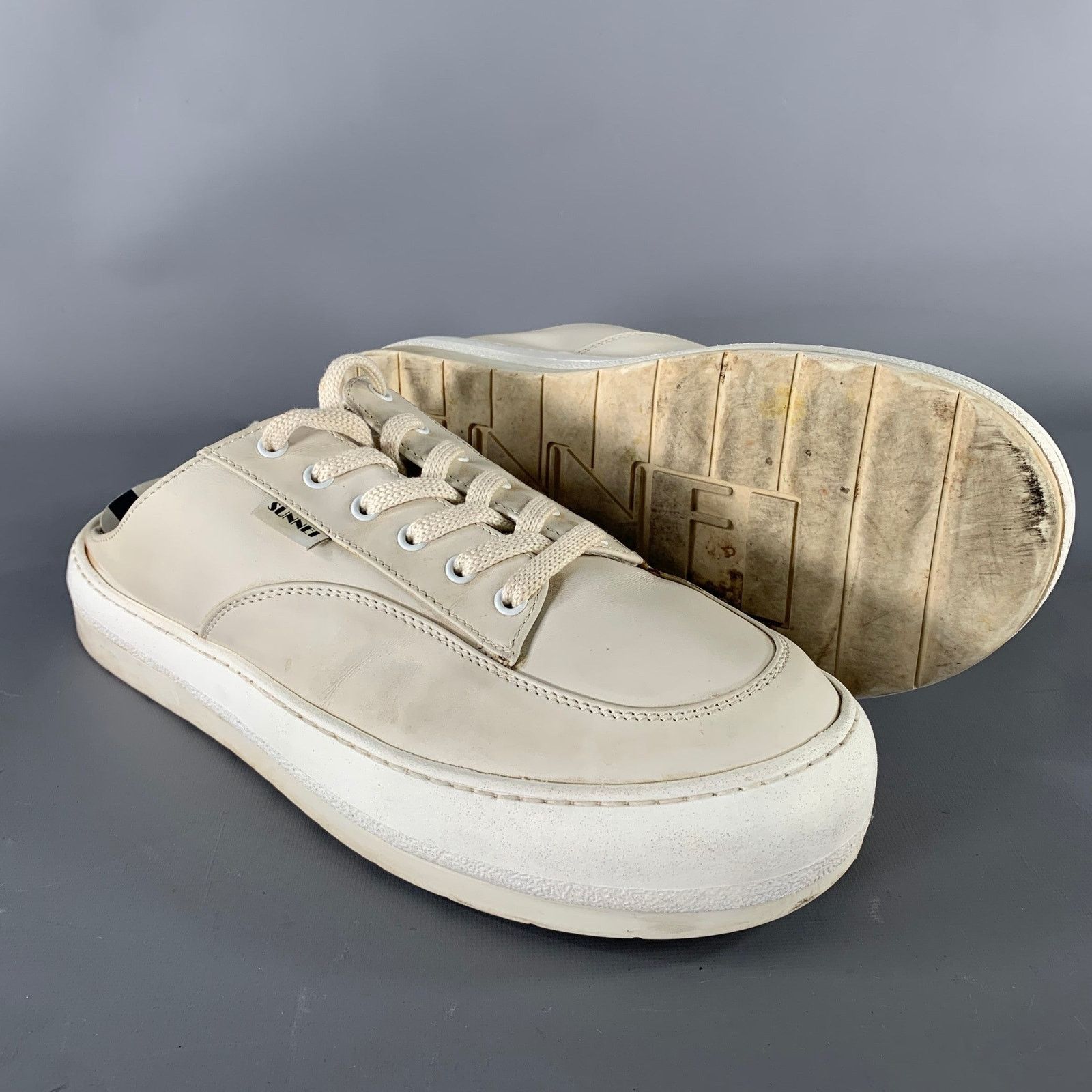 Sunnei SUNNEI Size 11 Cream White Slip On Sneakers Size US 11 / EU 44 - 5 Thumbnail