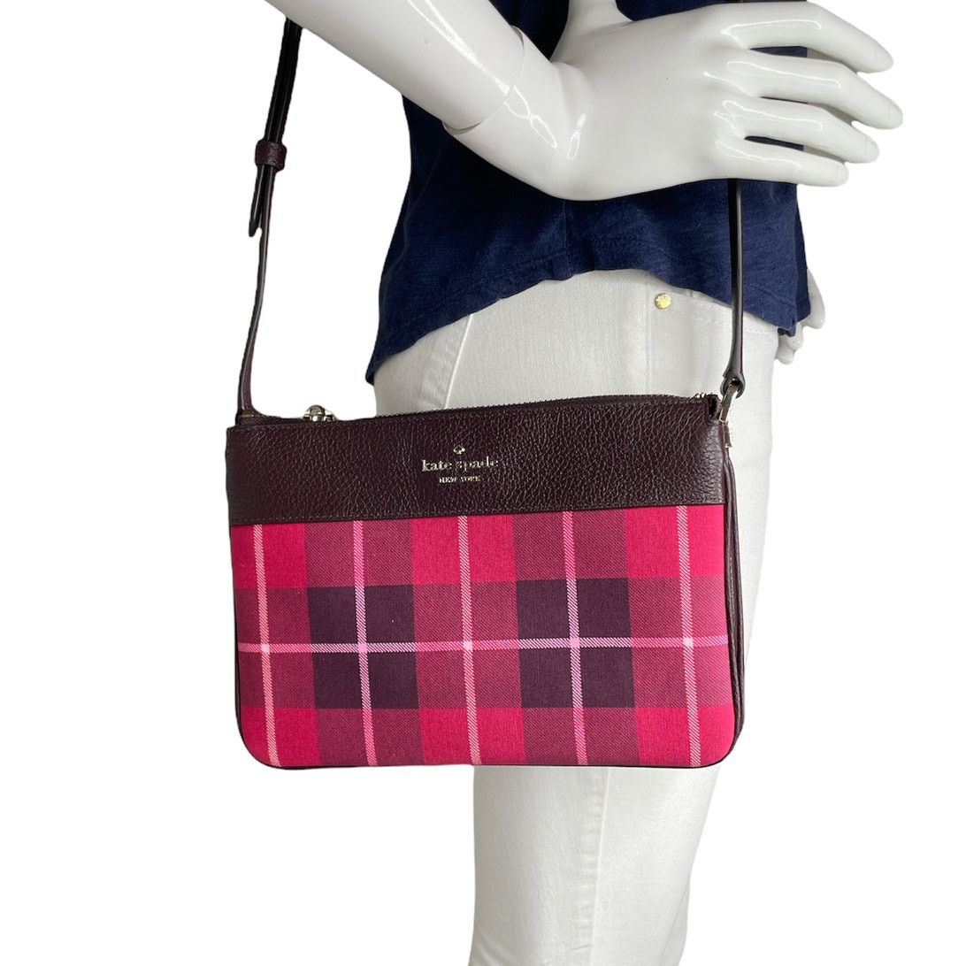 Kate Spade Kate spade Triple Gusset Plaid Print Crossbody Bag Size ONE SIZE - 6 Thumbnail