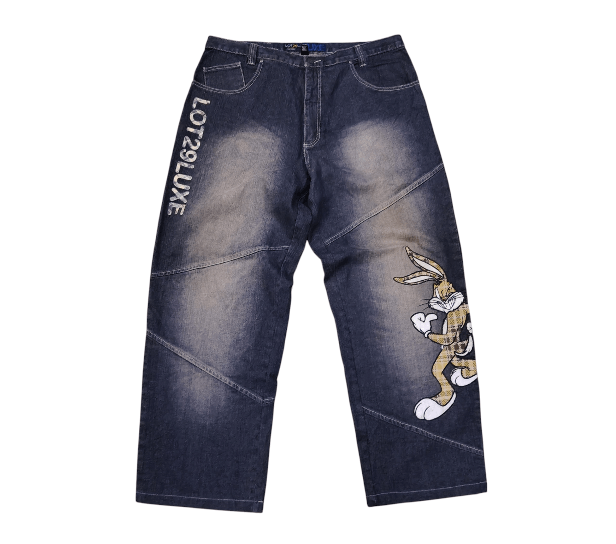 Luxe lot 29 luxe baggy cartoon jeans Size US 38 / EU 54 - 2 Thumbnail