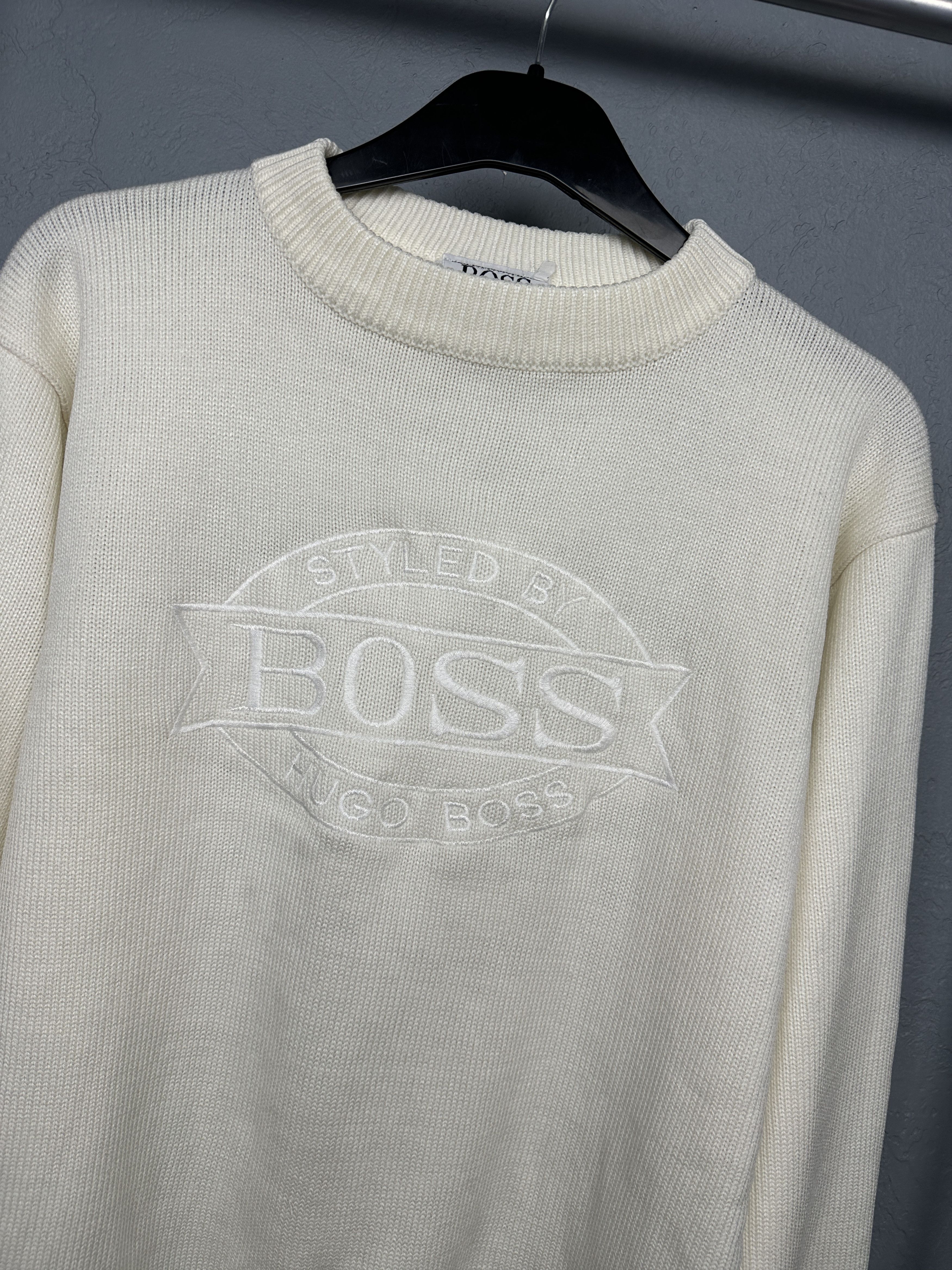 Hugo Boss Hugo Boss 90s Vintage Knit Sweater Size US M / EU 48-50 / 2 - 2 Thumbnail