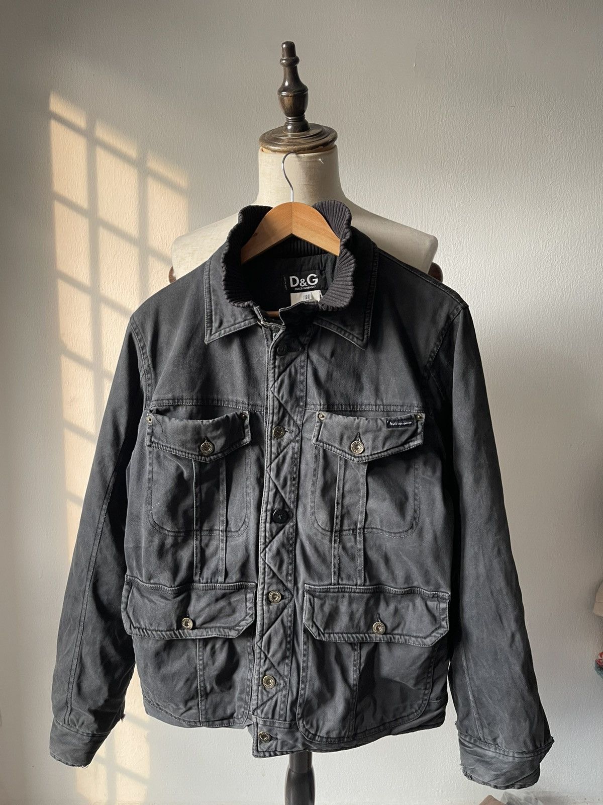 Dolce & Gabbana 2000s Dolce & Gabbana Disstressed Sailor Jacket 11 Size US M / EU 48-50 / 2 - 16 Thumbnail