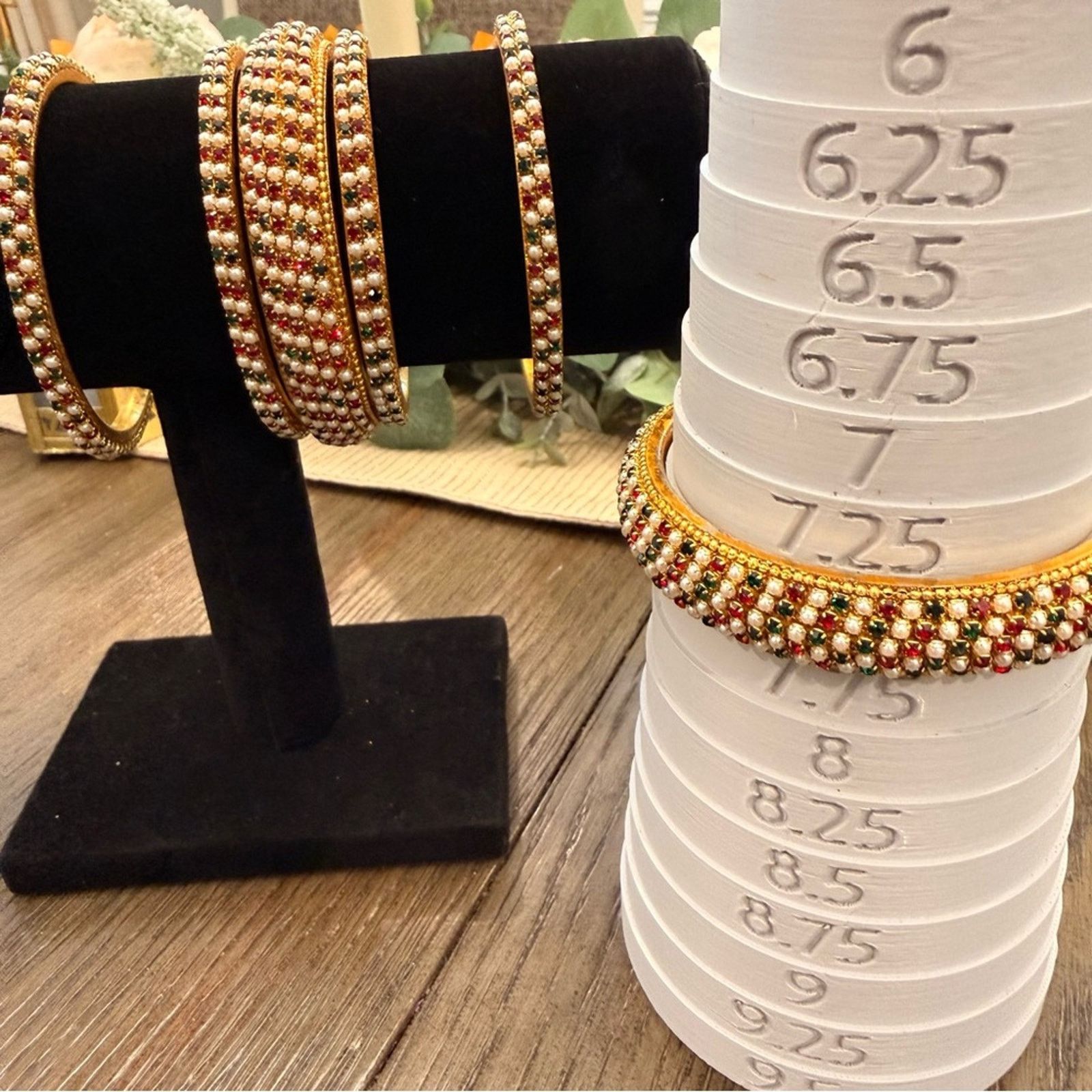 & Other Stories Vibrant Traditional Multicolor Beaded Bangles Size ONE SIZE - 3 Thumbnail