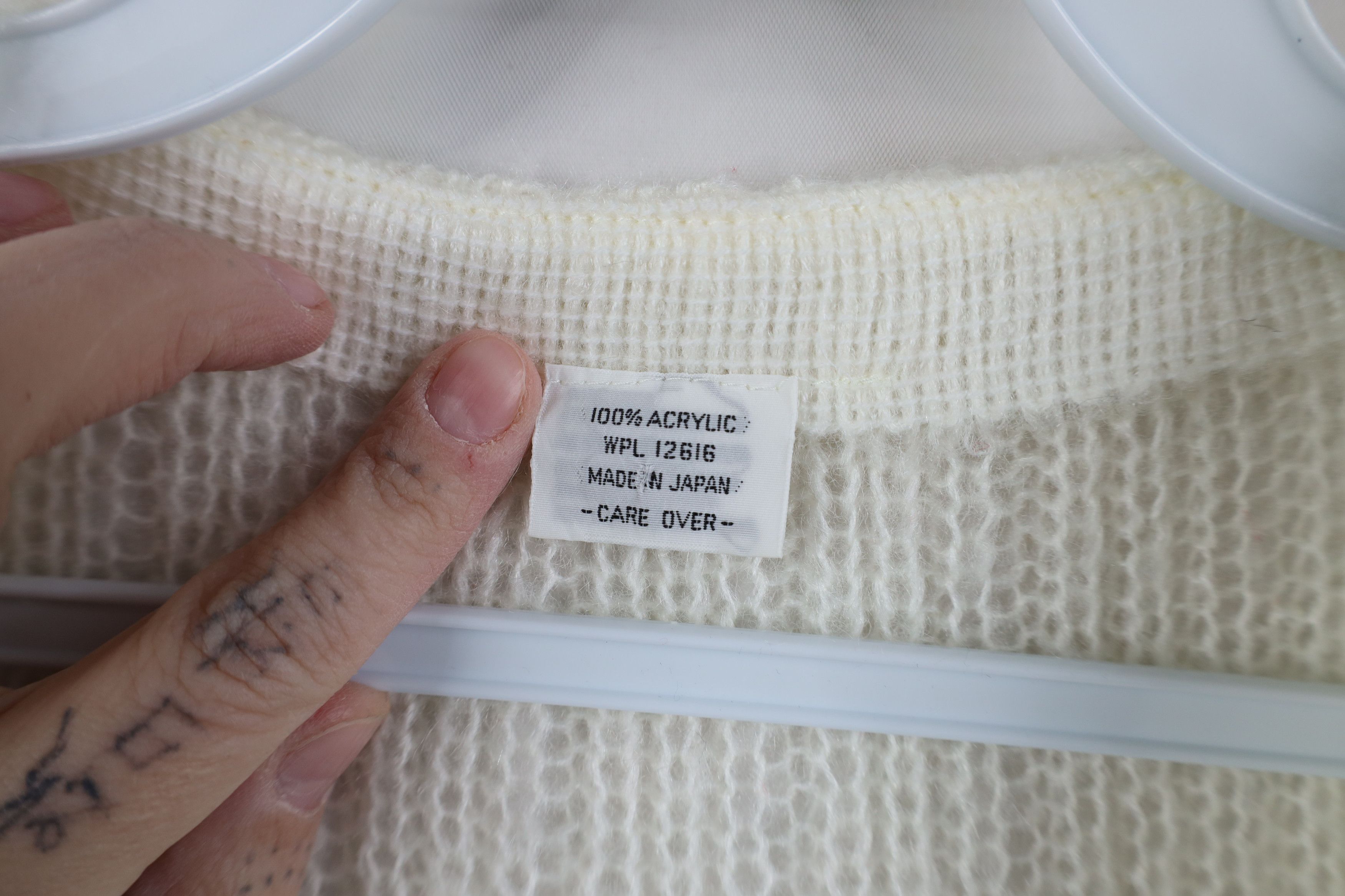 Vintage Vintage 60s 70s Streetwear Crochet Knit Sweater Vest Size M / US 6-8 / IT 42-44 - 7 Thumbnail