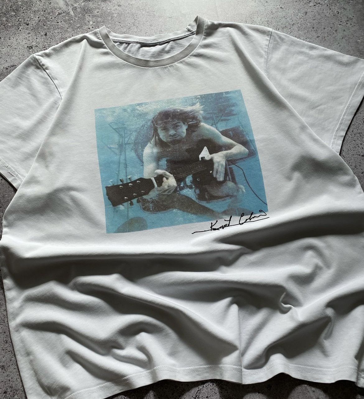 Nirvana KURT COBAIN NIRVANA "NEVERMIND" ALBUM BACKSTAGE GRUNGE BAND Size US L / EU 52-54 / 3 - 3 Thumbnail