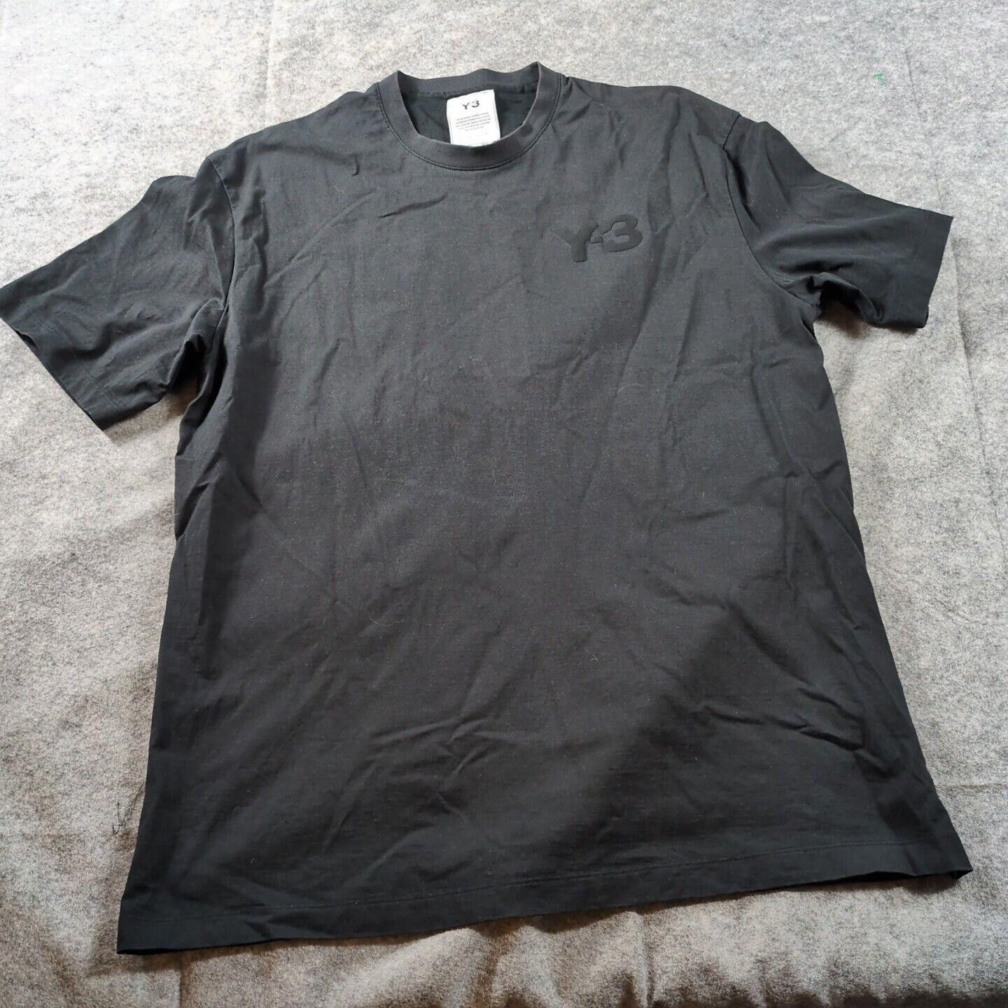 Y-3 Y-3 Shirt Men L Black Crew Yohi Yamamoto Logo Crew Japan Size US L / EU 52-54 / 3 - 1 Thumbnail