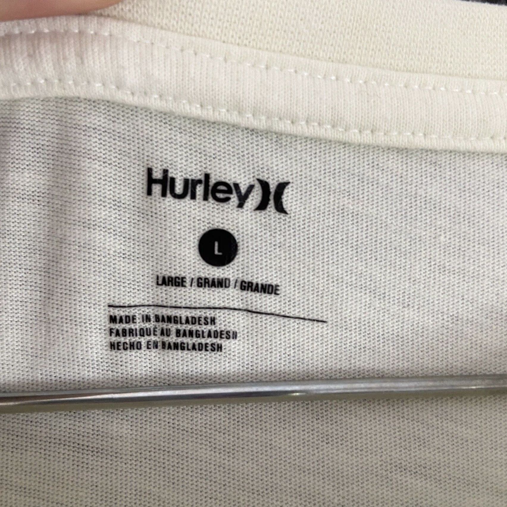 Hurley Hurley Buckle Shirt Mens L White Long Sleeve Tee Size US L / EU 52-54 / 3 - 6 Thumbnail
