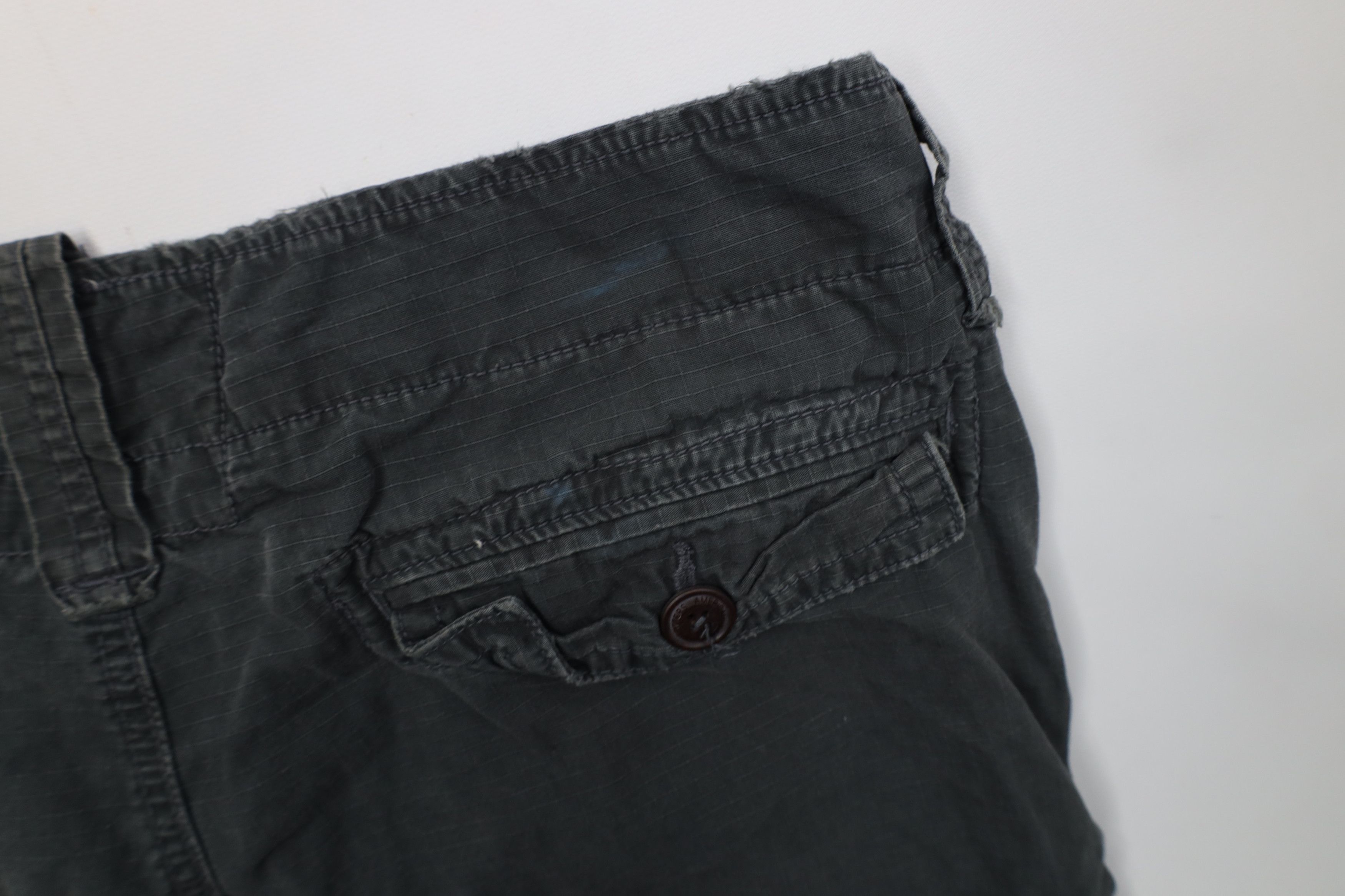 American Eagle Outfitters Vintage Y2K American Eagle Outfitters Cargo Shorts Gray Size US 34 / EU 50 - 15 Thumbnail
