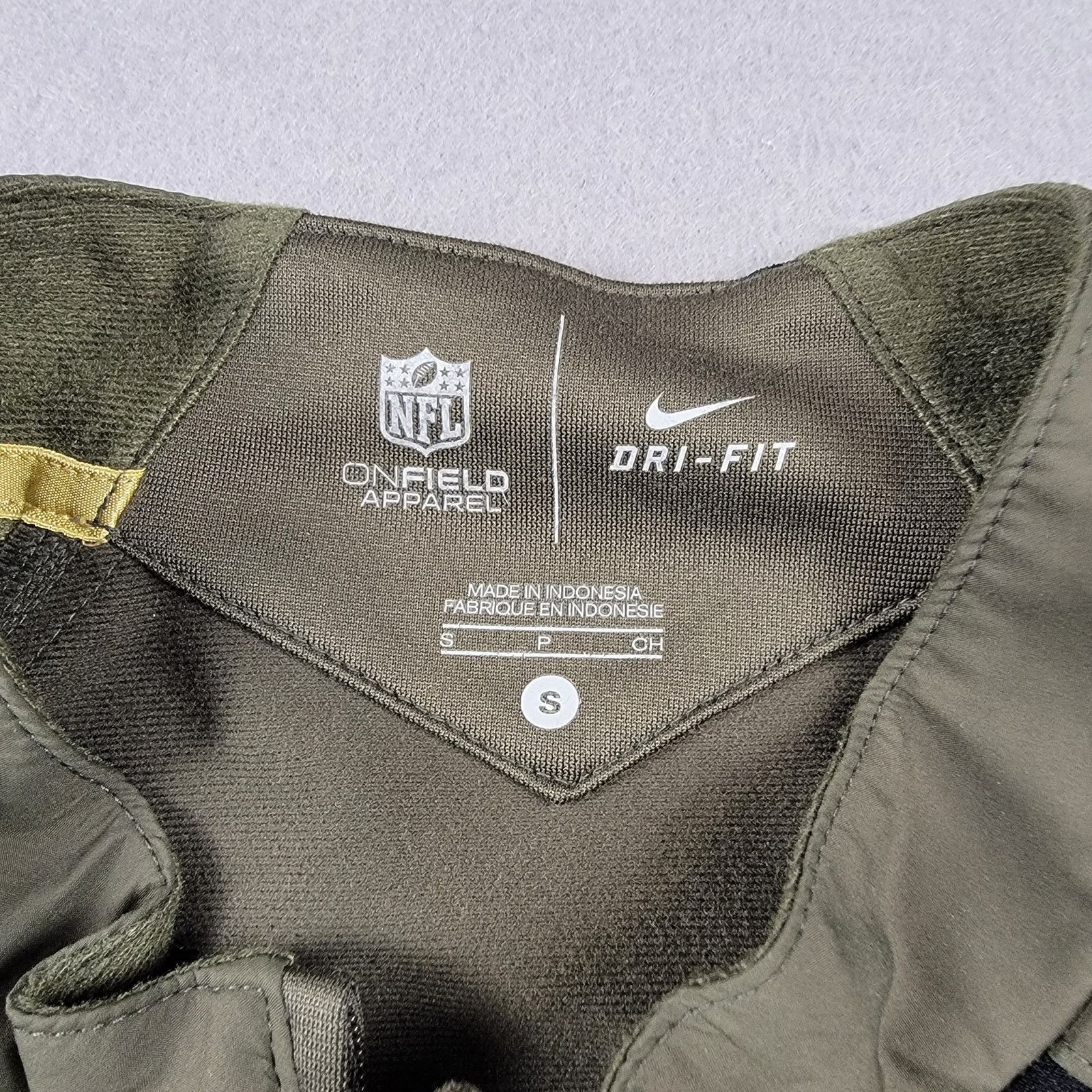 NFL Nike New Orleans Saints Salute to Service Zip Up Sz S (561) Size US S / EU 44-46 / 1 - 6 Thumbnail
