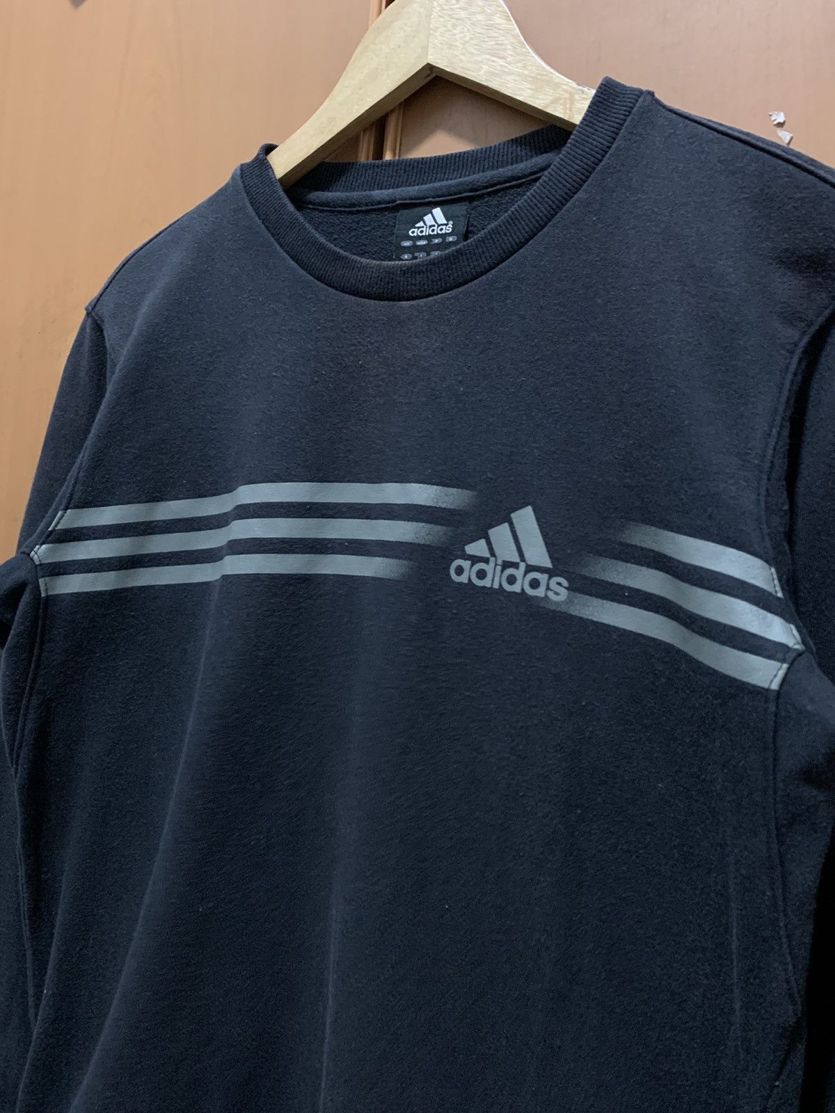 Adidas Vintage Y2K Adidas Three Stripes Sweatshirt Size US M / EU 48-50 / 2 - 4 Thumbnail